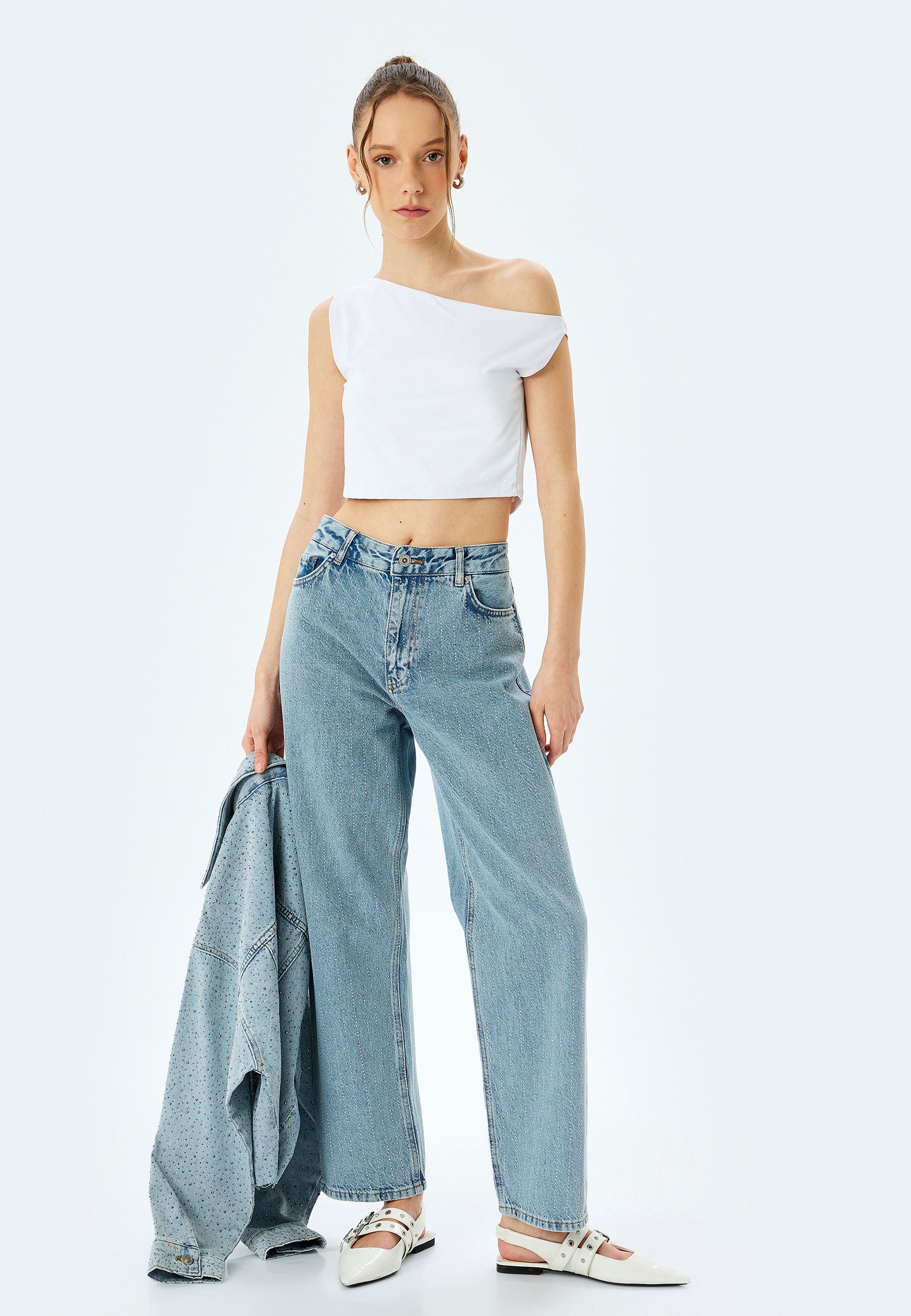 Koton Straight-Jeans Denim Straight Straight-Jeans