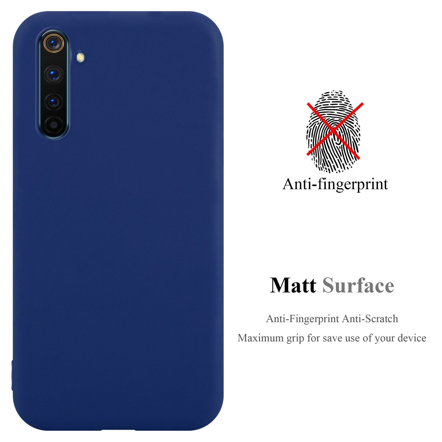Cadorabo Handyhülle für Realme 6 PRO Hülle Realme 6 PRO, Flexible TPU Silikon Handy Schutzhülle - Hülle - ultra slim