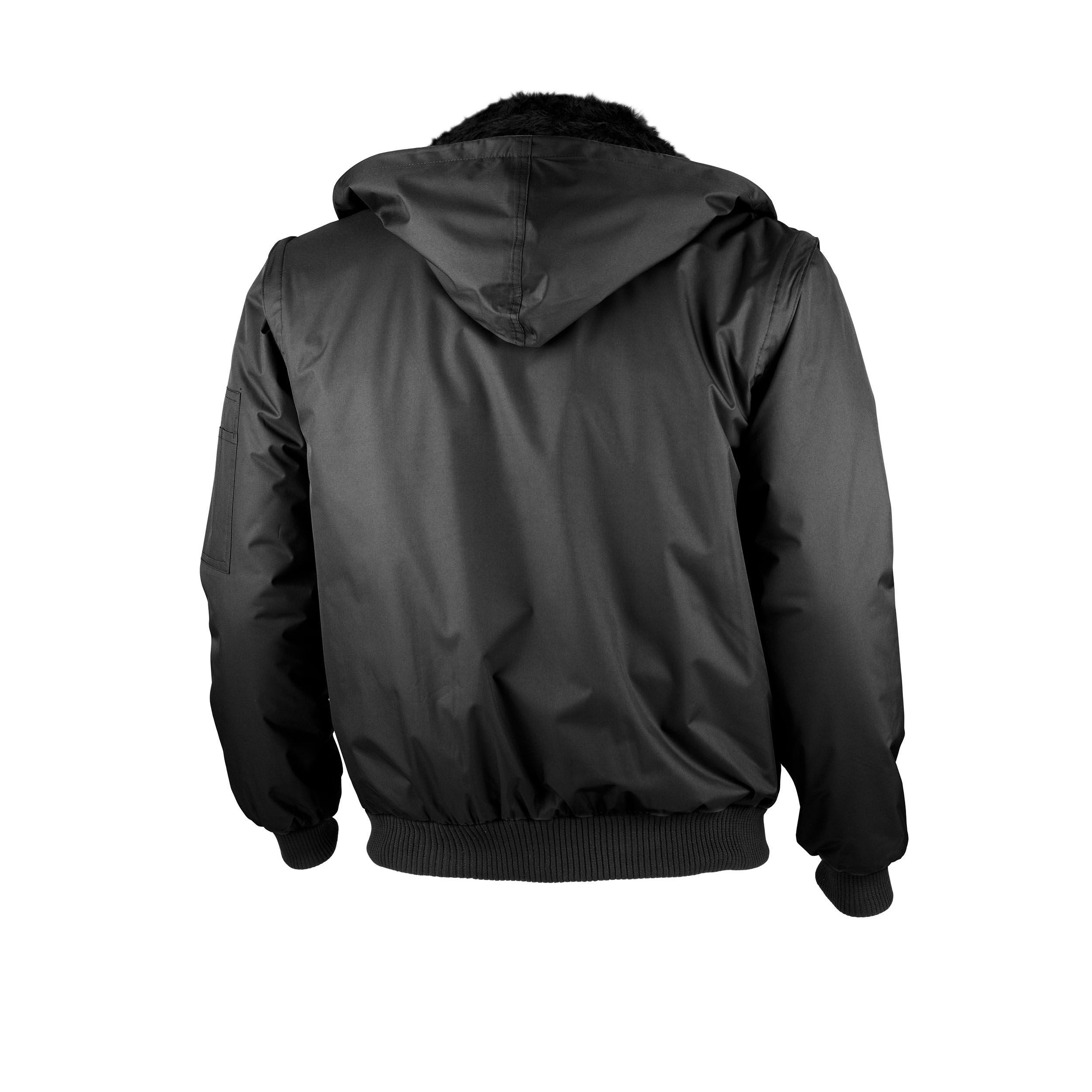 Qualitex Workwear Pilotenjacke Pilotenjacke wasserdicht schwarz, günstig online kaufen