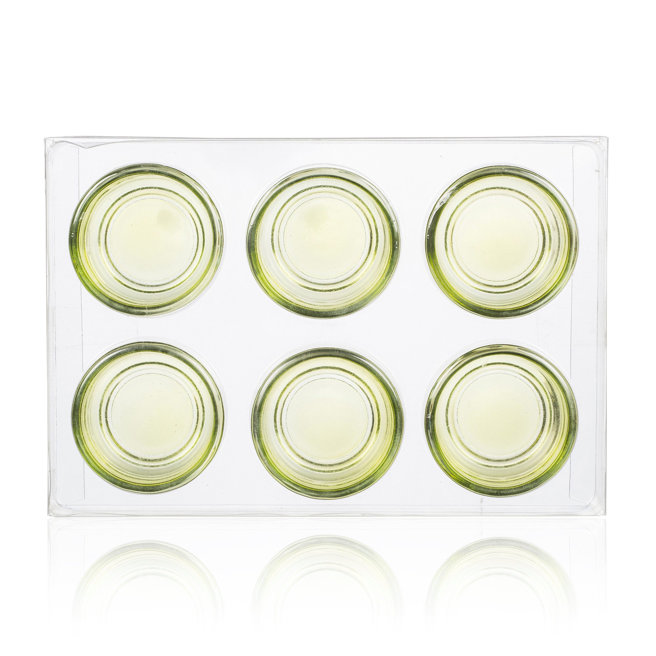 Sandra Rich Teelichthalter SANDRA RICH, "BASIC" Teelichtglas, 6er Set, 5cm x 3cm. FARBIG