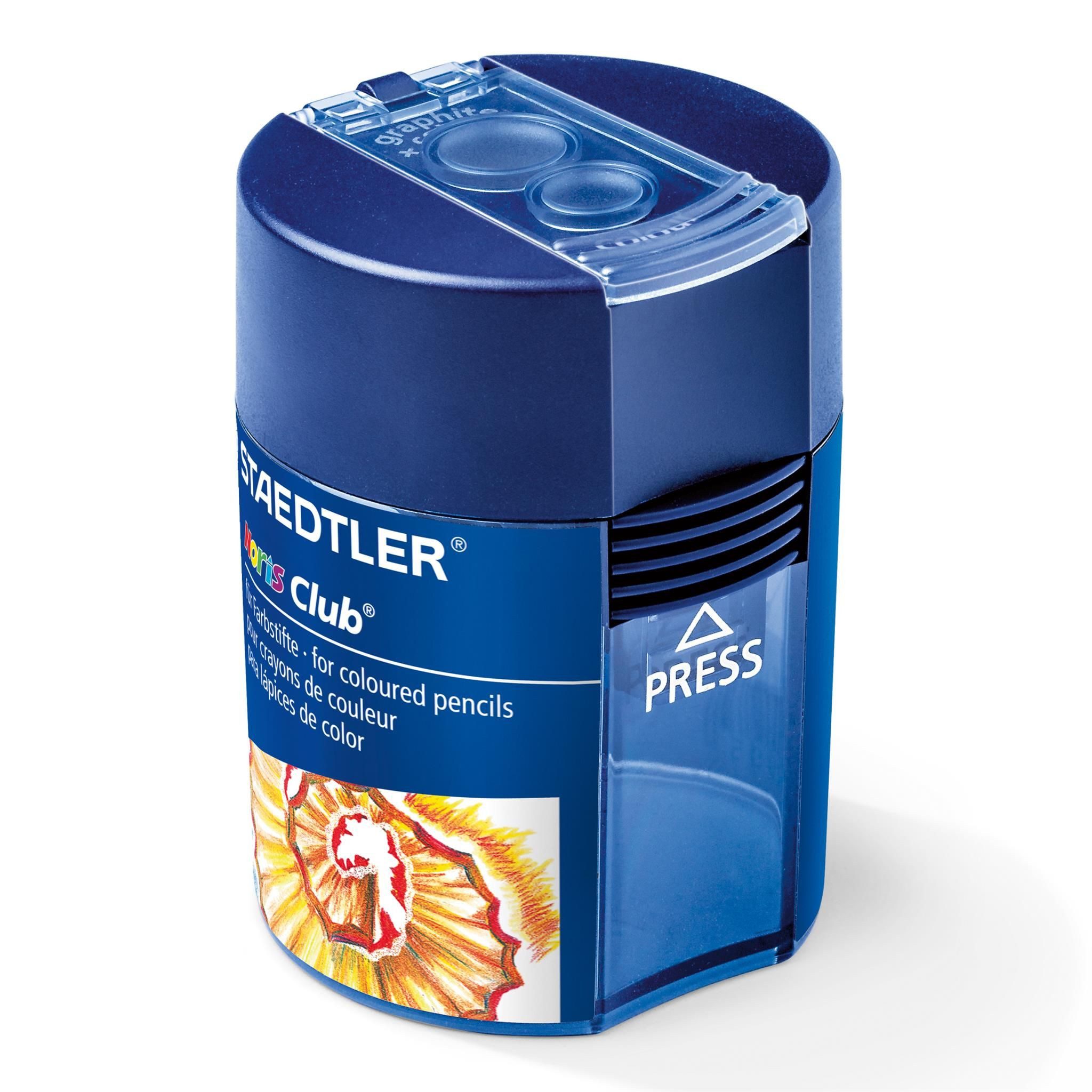 STAEDTLER Anspitzer Staedtler Doppelspitzdose Noris rund BK