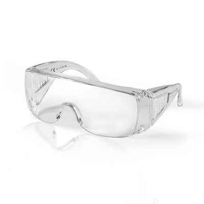 STAHLWERK Arbeitsschutzbrille Kratzfeste Schutzbrille für die Augen, (Set, 1St), Korbbrille, integrierte Ventile zum Schutz vor Beschlagnässe