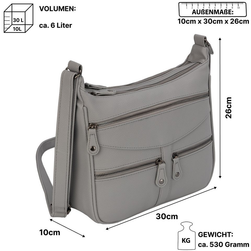 Umhängetasche damen 30 x 30 Clearance