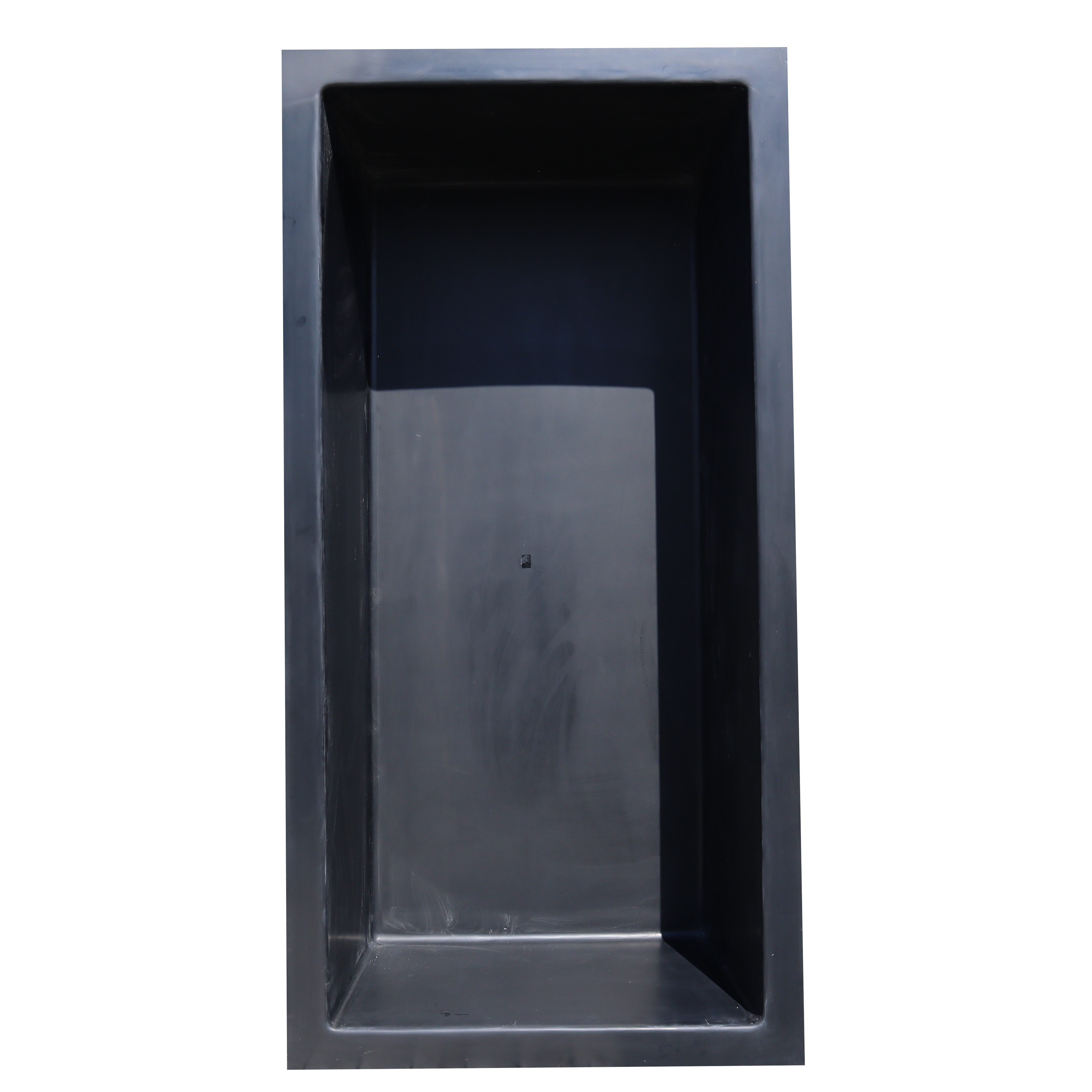 Wacredo Fertigteich GFK Rechteckbecken 240 x 120 x 60cm, BxLxH: 120x240x60 cm, 1200 l, Rechteckbecken, Teichbecken, architektonisch