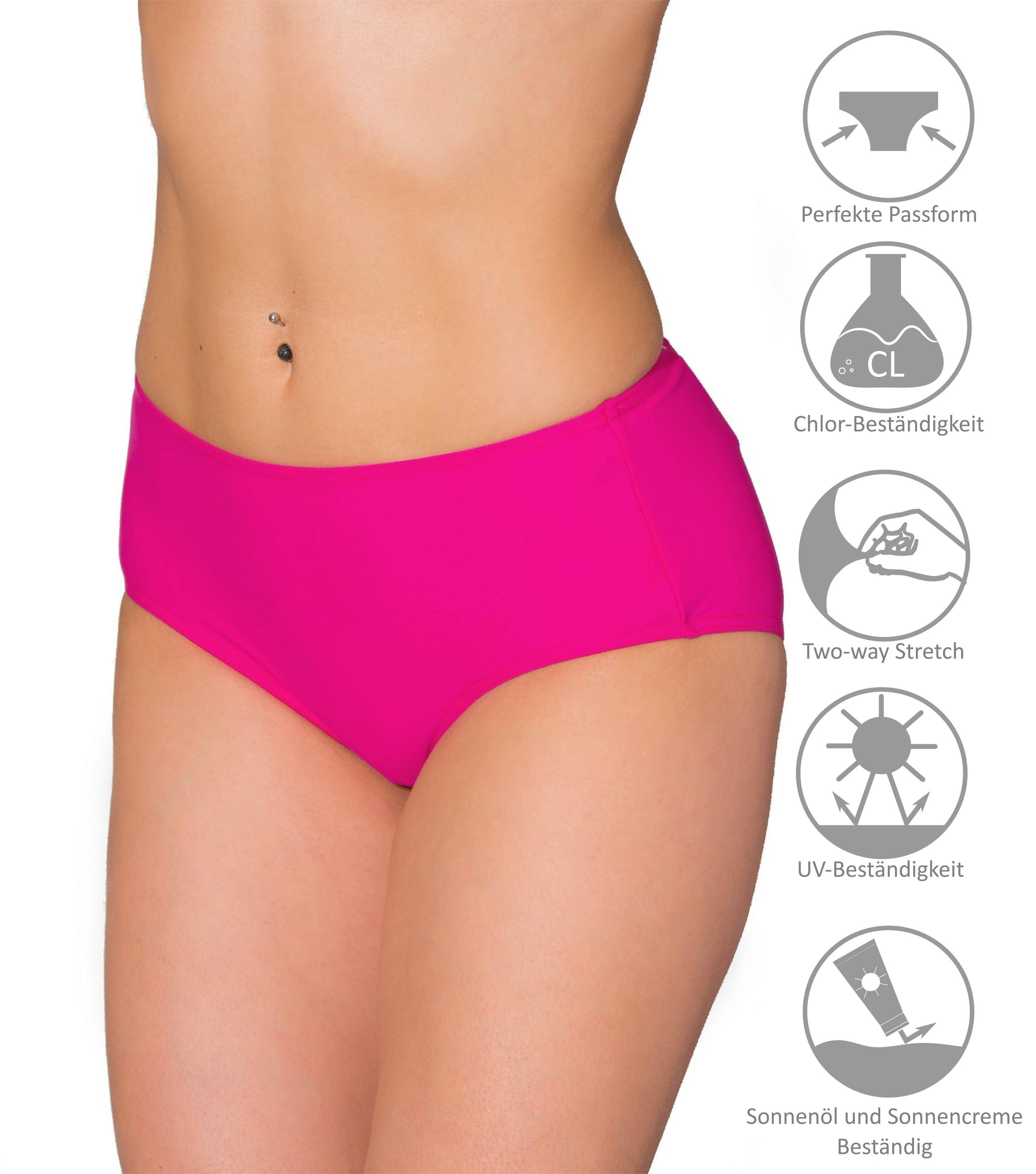 Aquarti Bikini-Hose Aquarti Damen Bikinihose mit Mittelhohem Bund – Bild 5 von 5