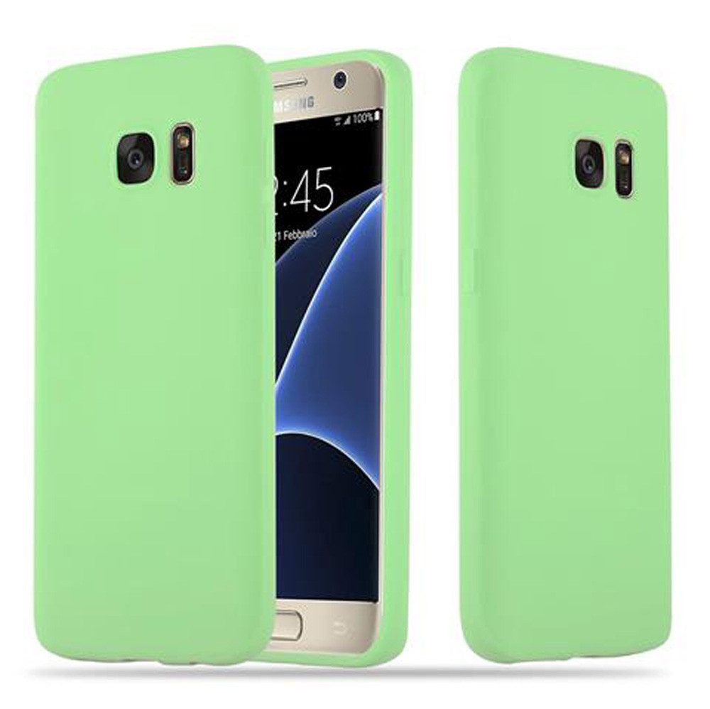 Cadorabo Handyhülle für Samsung Galaxy S7 Hülle Samsung Galaxy S7, Flexible TPU Silikon Handy Schutzhülle - Hülle - ultra slim