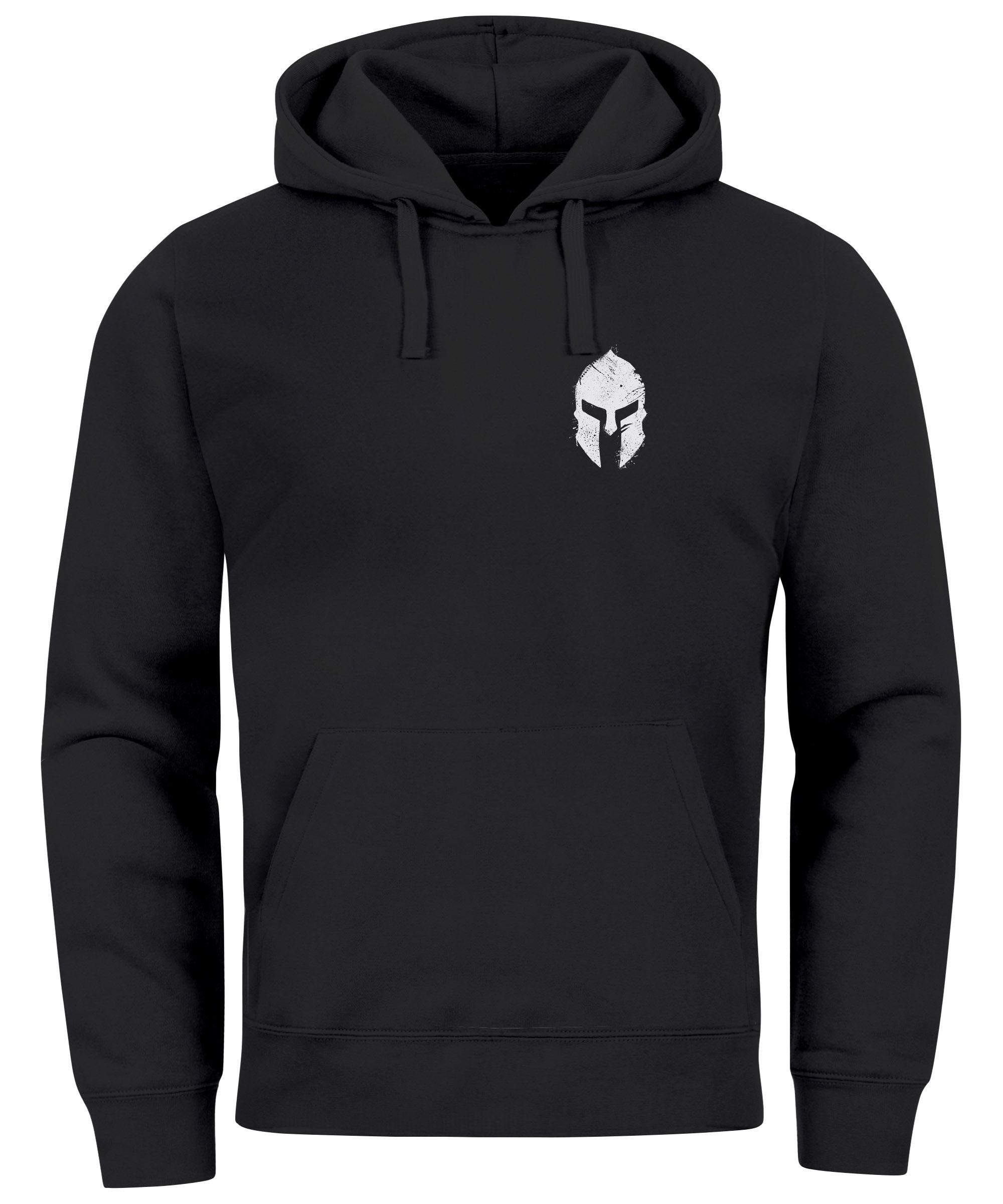 Neverless Hoodie Hoodie Herren Logo Print günstig online kaufen