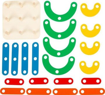 Small Foot Puzzle Lernspiel Steckpuzzle Buchstaben und Zahlen, Puzzleteile