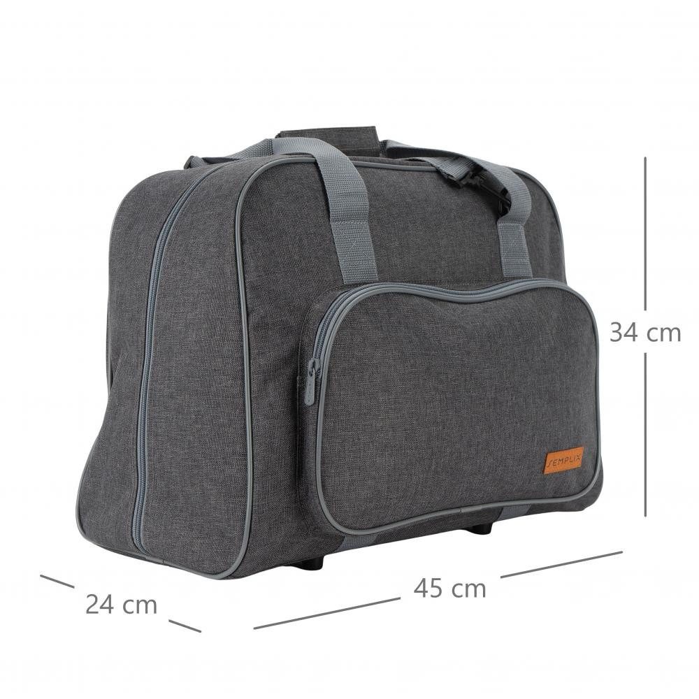 Semplix Nähmaschinentasche - Transporttasche mit Tragegriff, robustes Texti günstig online kaufen