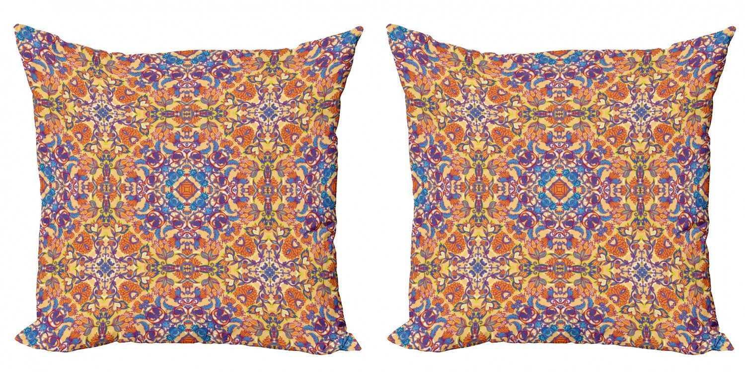 Kissenbezüge Modern Accent Doppelseitiger Digitaldruck, Abakuhaus (2 Stück), Mandala floral East
