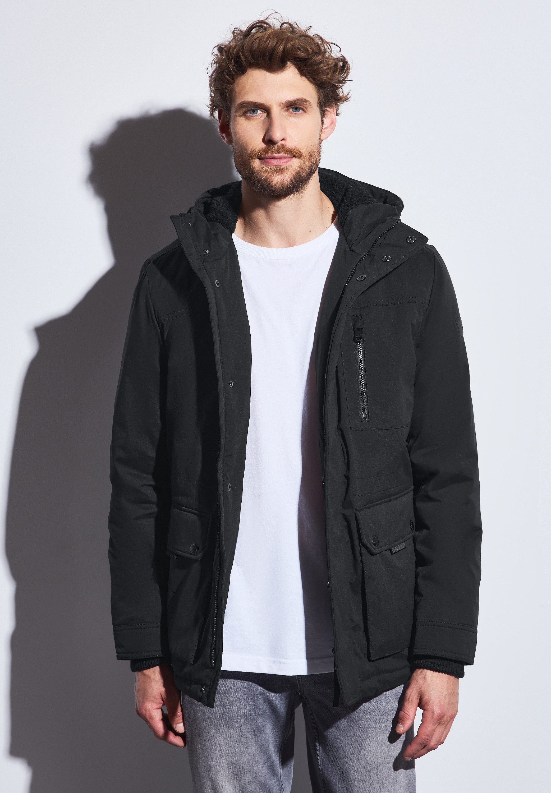 STREET ONE MEN Cargojacke mit Brusttasche günstig online kaufen