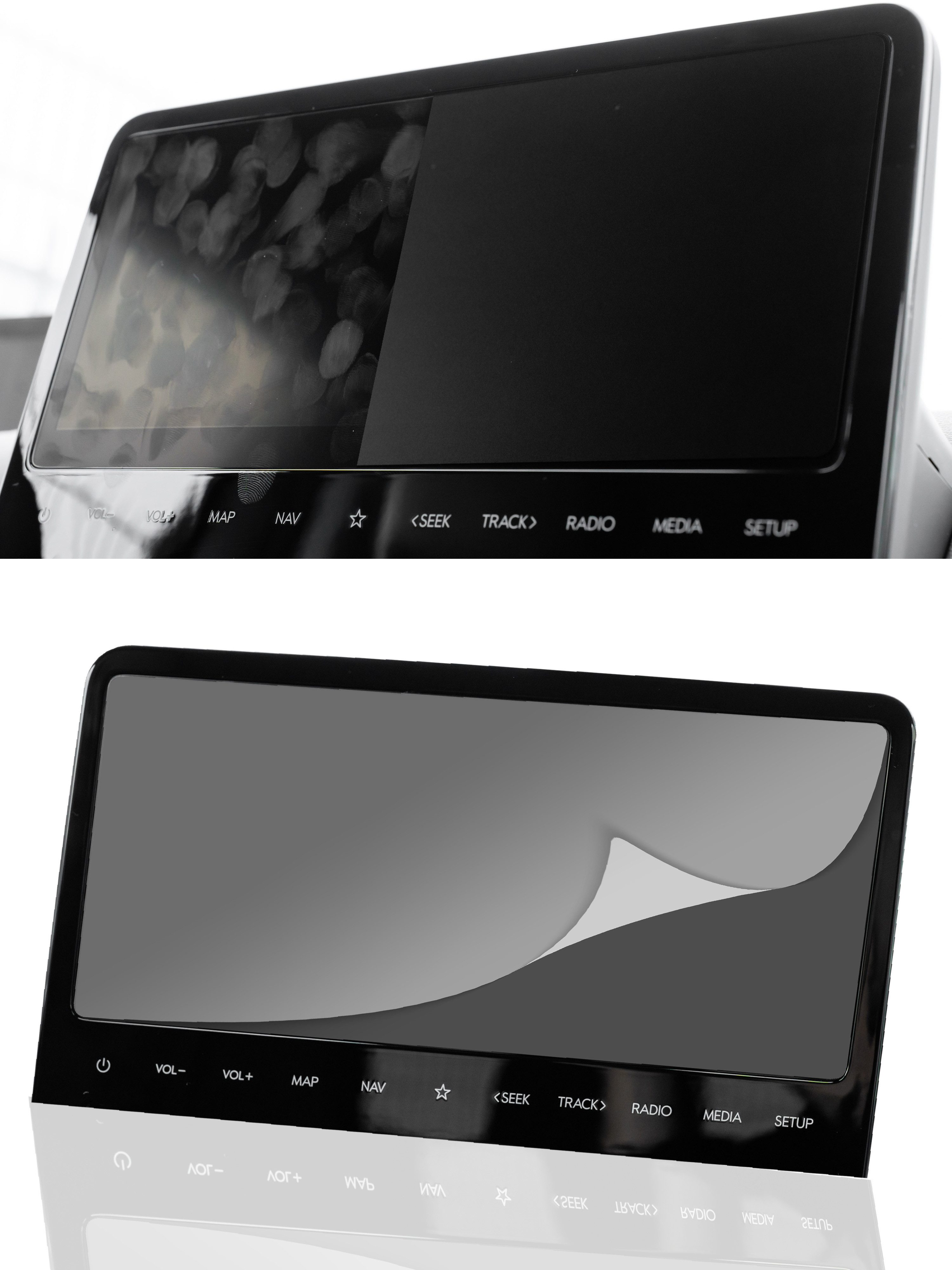 DISSKIN Displayschutzfolie DISSKIN Displayschutzfolie für Hyundai Staria 10,25 Zoll für Hyundai Staria 10,25" Entertainment System, 1 Stück, Anti-Fingerabdruck-Beschichtung