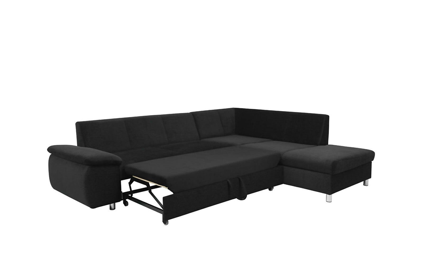 JVmoebel Ecksofa Schwarzes Ecksofa Luxus Made Ecksitzmöbel Moderne Stilvoll, in Couch Europe