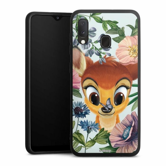 DeinDesign Handyhülle Disney Blumen Bambi Bloomy Bambi Samsung Galaxy A20 Silikon Hülle Premium Case Handy Schutzhülle