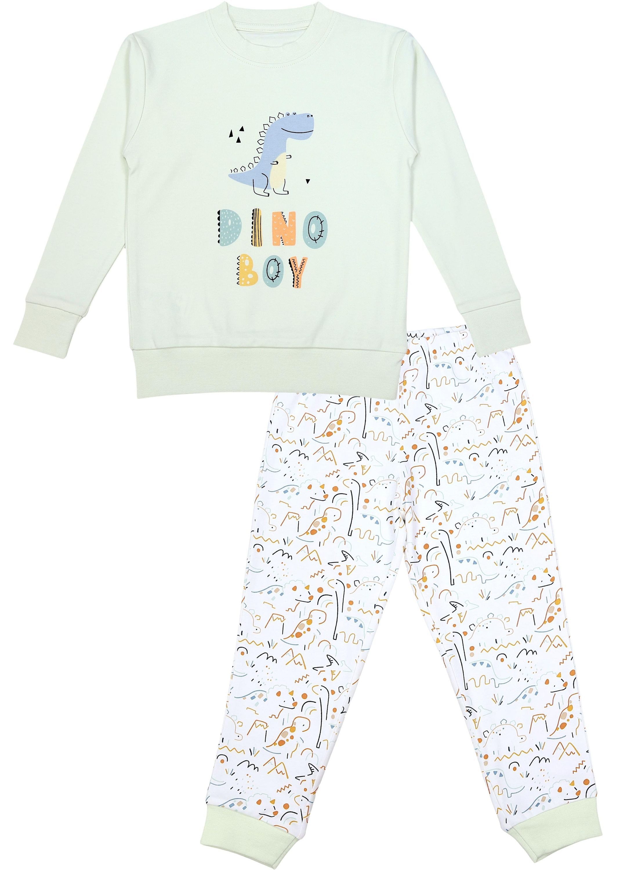 TupTam Schlafanzug Kinder Jungen Pyjama Schlafanzug Set Langarm Nachtwäsche 2-teilig