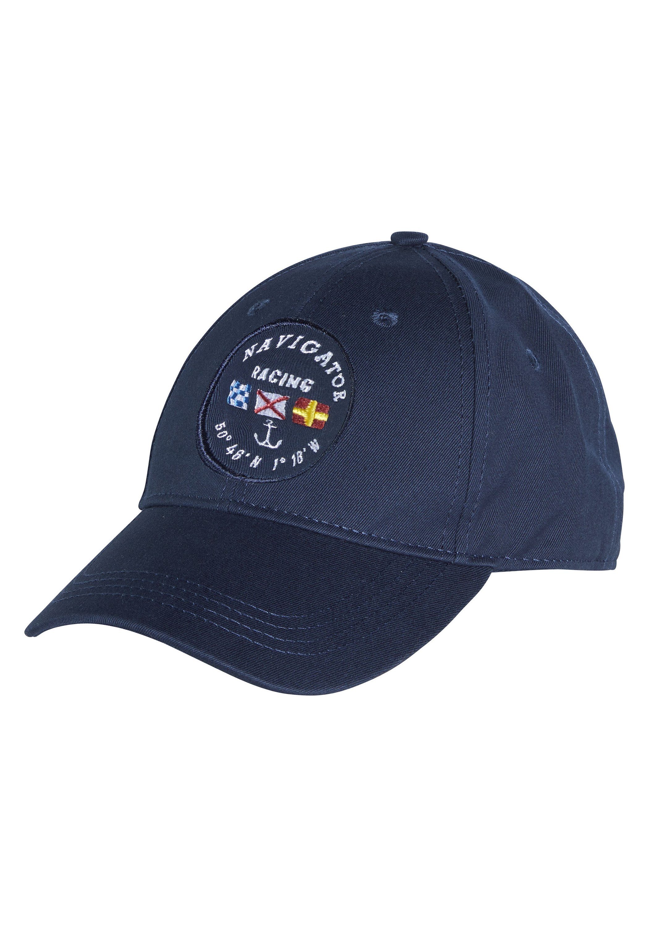 NAVIGATOR Baseball Navigator-Logo-Badge mit Cap Night Sky
