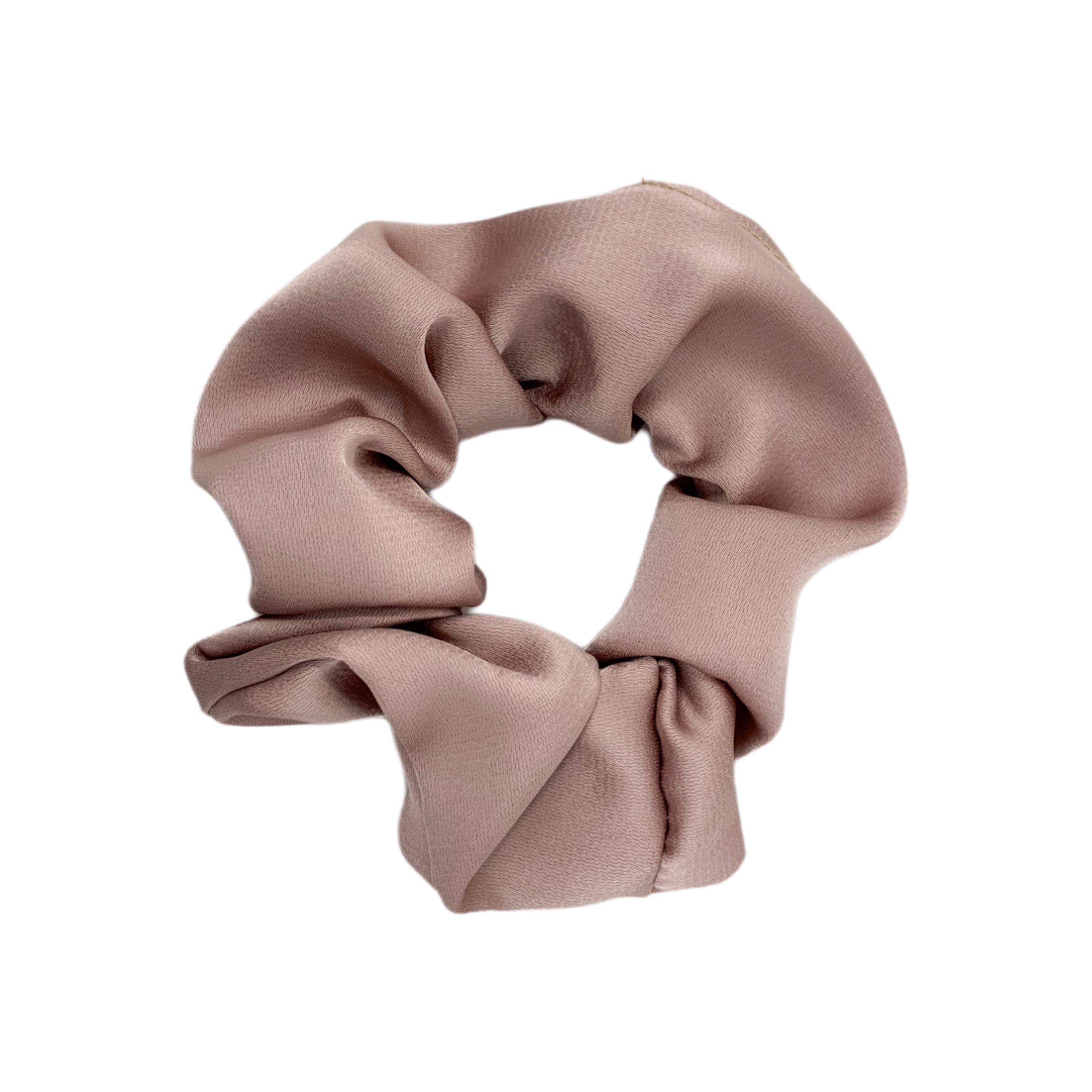 Friseurmeister Haarband Scrunchie - Satin Elastic, Haargummis für dickes und feines Haar, Haarschmuck, Haarschonend samt Rosa