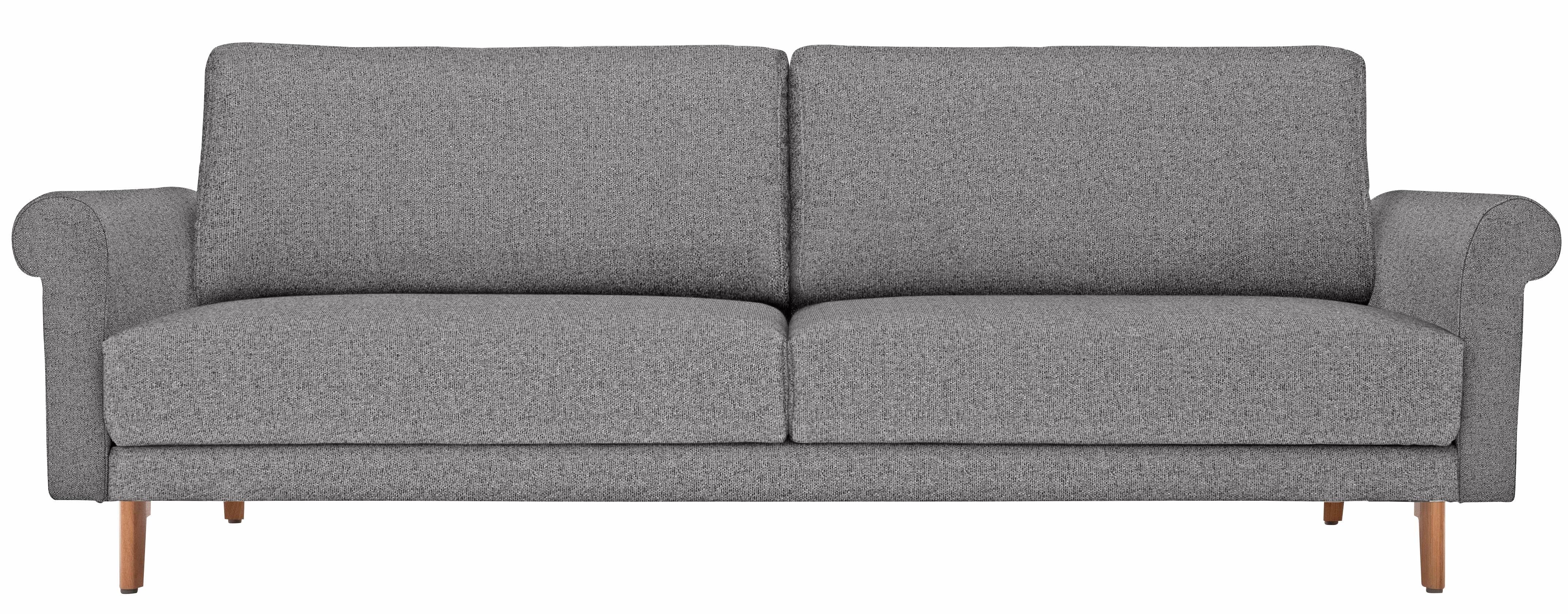 hülsta sofa 2-Sitzer hs.450, modern Landhaus, Füße in Nussbaum, Breite 168 cm | Einzelsofas