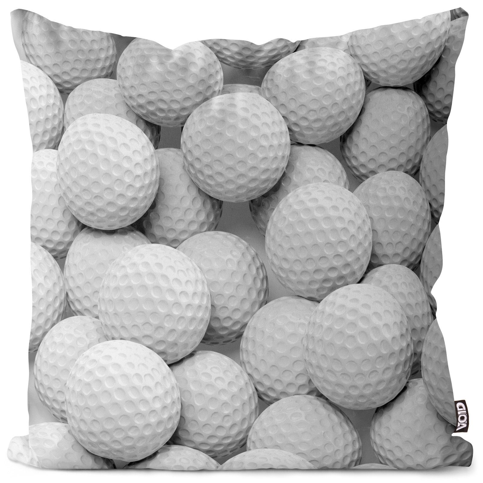 VOID Bälle Sofa-Kissen Freizeit Hobby Sport Golf (1 Golfplatz Buch Stück), lernen Golfschläger spielen Schläger Kissenbezug, Golfball Woods Putter