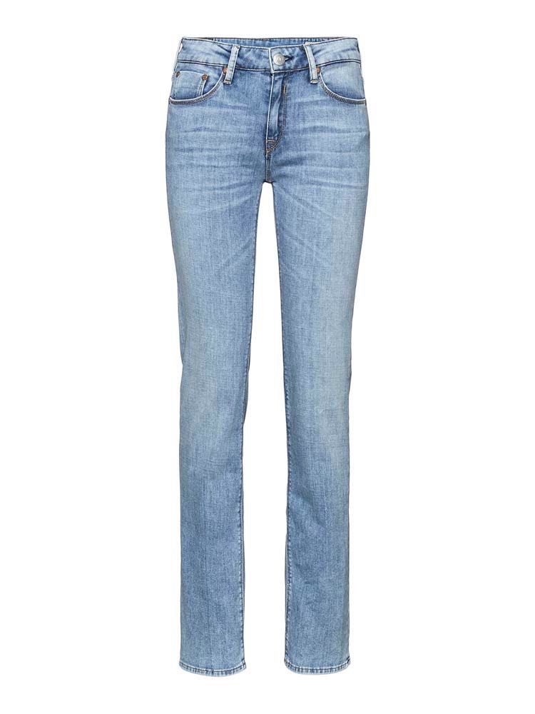 Herrlicher Stretch-Jeans HERRLICHER SUPER G STRAIGHT CASHMERE TOUCH DENIM ocean 5794-D9020-036