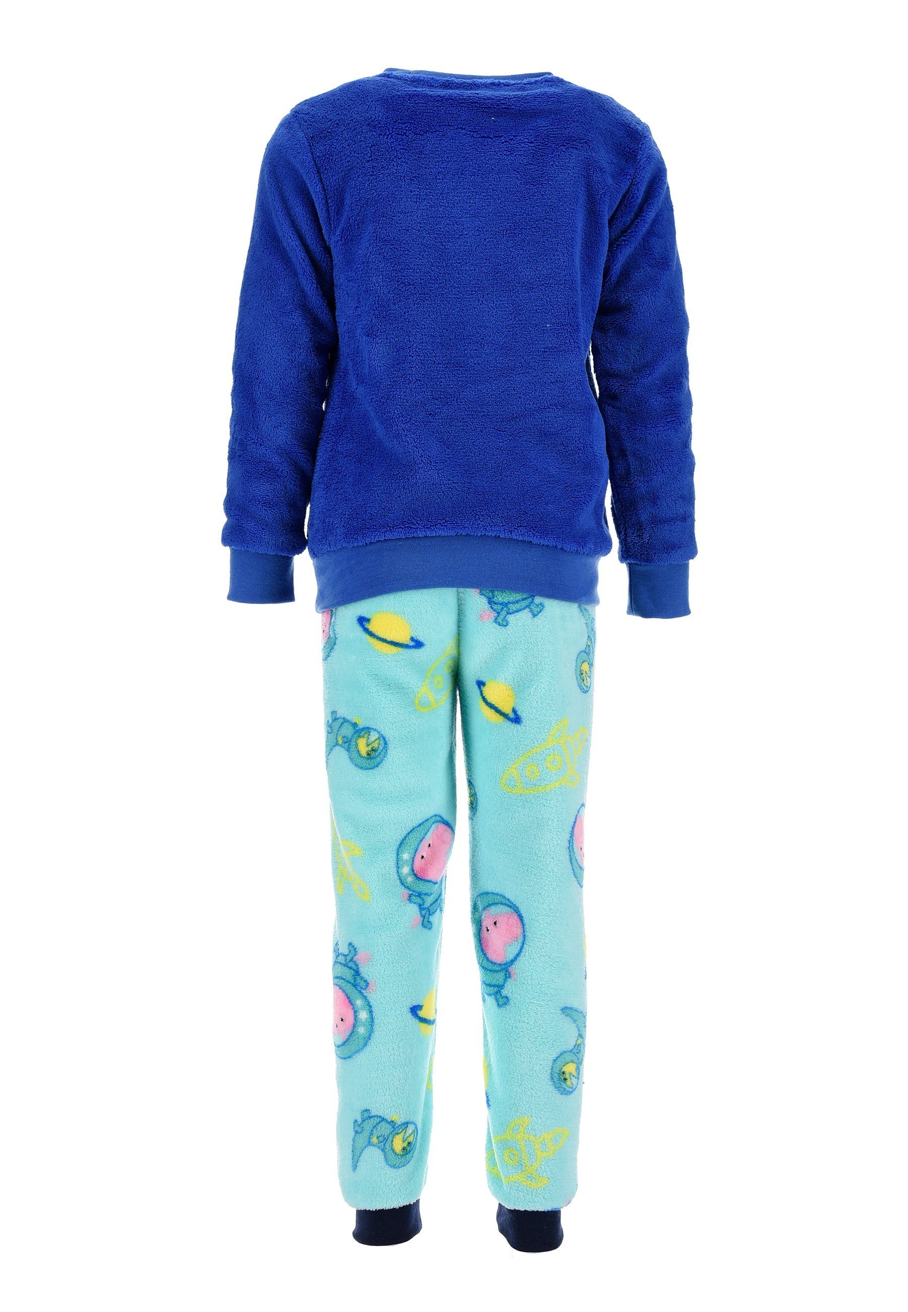 Schlafanzug (2 George Peppa Jungen tlg) Nachtwäsche Peppa Pyjama Wutz langarm Kinder Pig