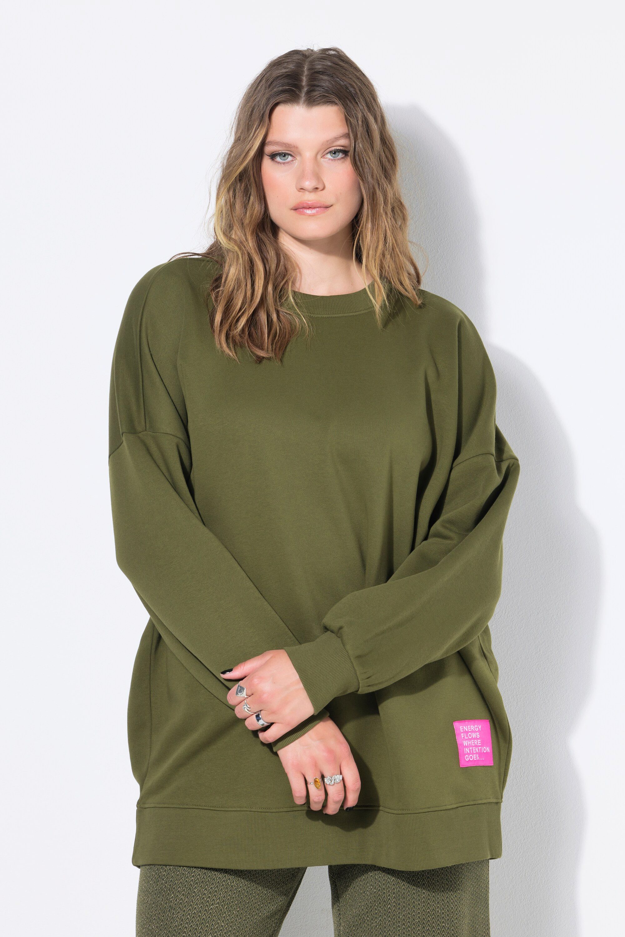 Studio Untold Sweatshirt Sweatshirt oversized Statement Patch Langarm günstig online kaufen