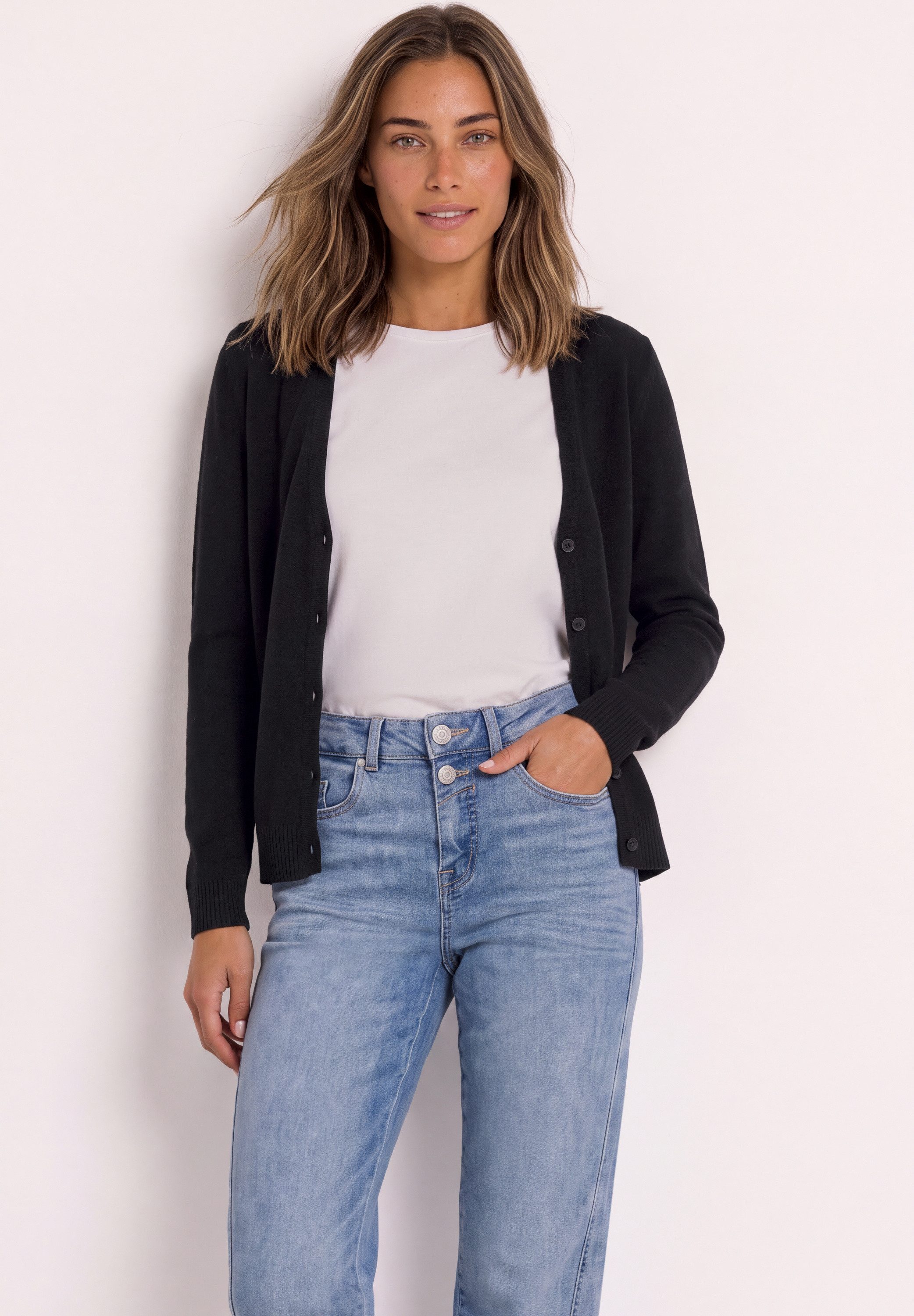 STREET ONE Cardigan mit Knopfleiste