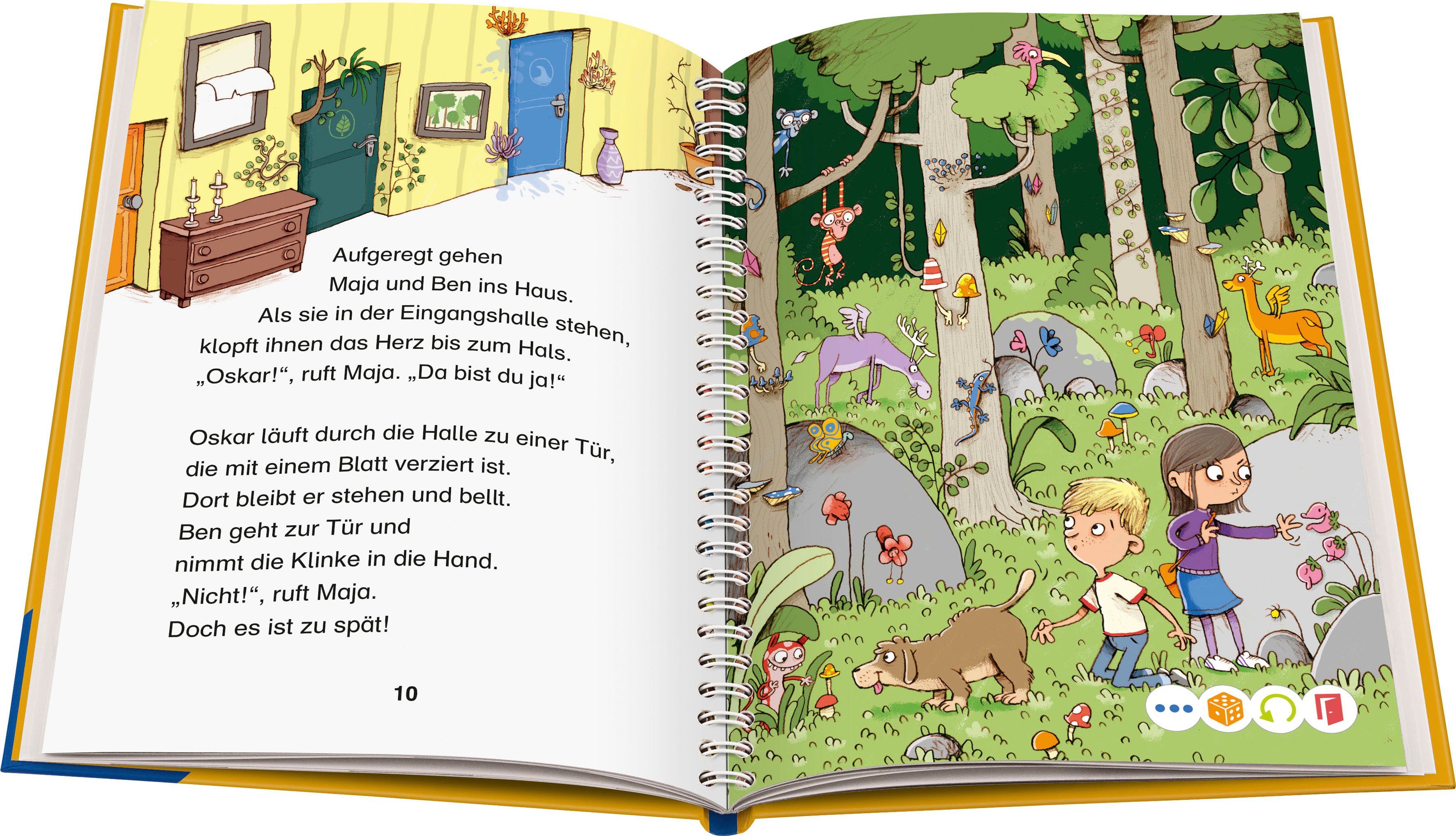 Ravensburger Kinderbuch tiptoi® Lese-Lausch-Abenteuer Zauberwald, Made in Europe