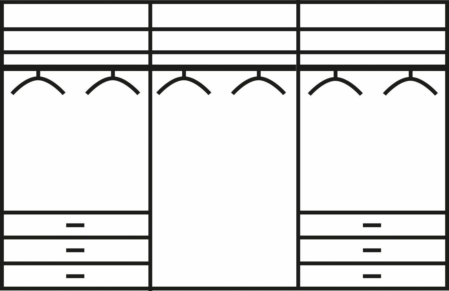 Schwebetürenschrank Malibu WIEMANN