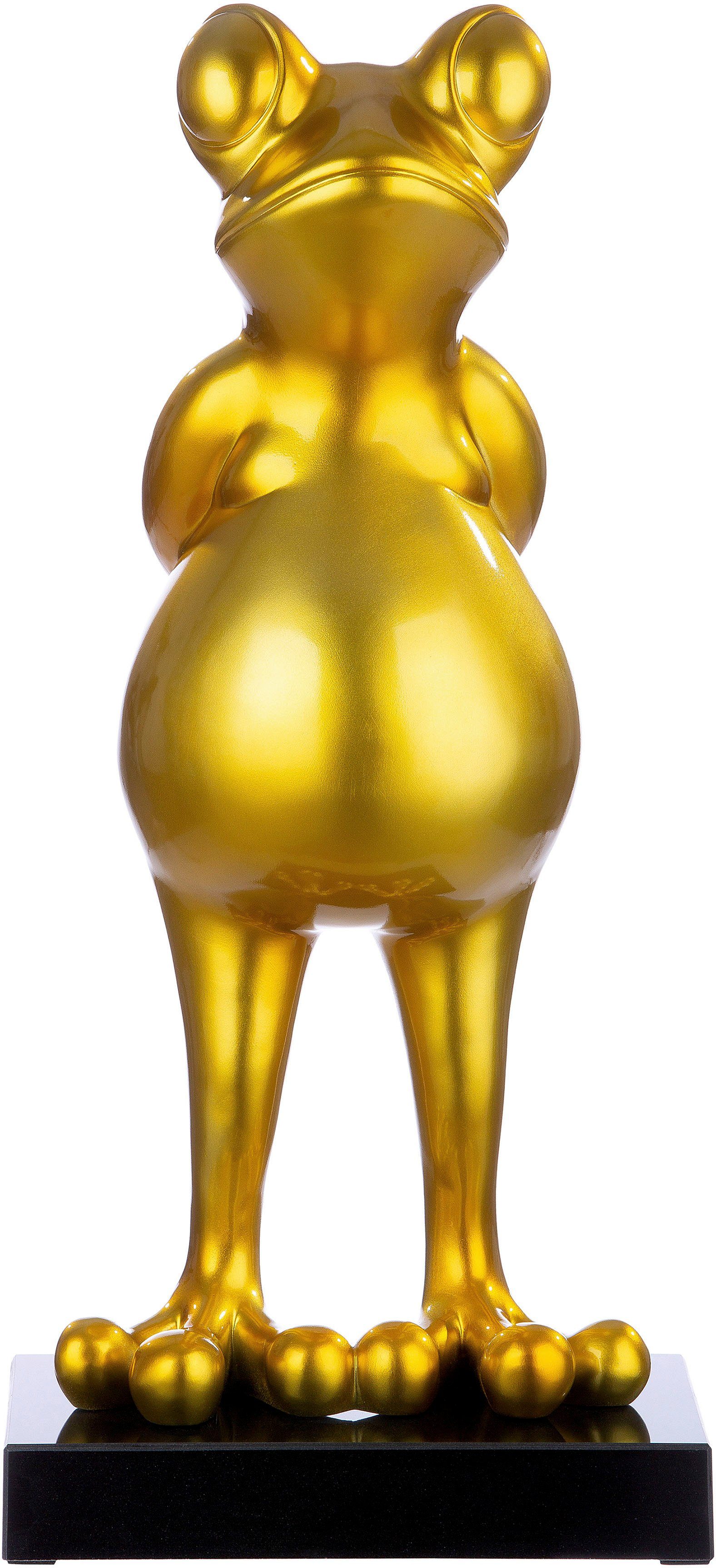 Skulptur Frosch St) (1 by Gilde Casablanca Tierfigur gold