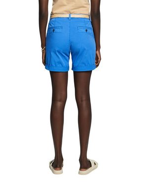 Esprit Shorts Shorts mit Flechtgürtel aus Raffiabast (1-tlg)