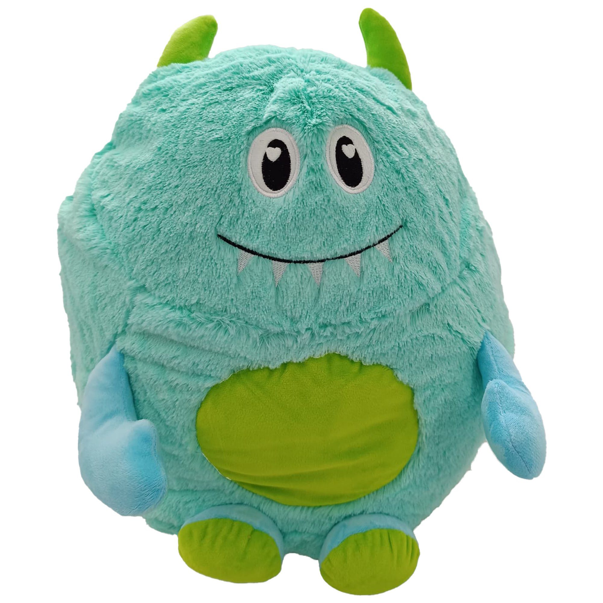 Haus und Deko Zierkissen Monster Kuschelkissen 35 x 40 cm Kinder Dekokissen günstig online kaufen