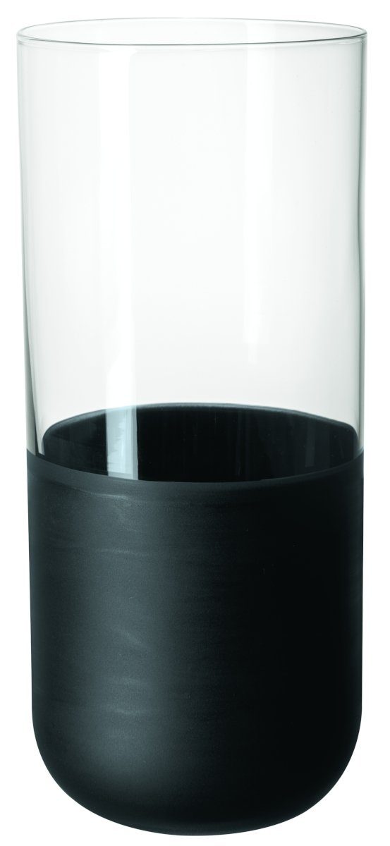 Villeroy & Boch Gläser-Set Manufacture Rock Longdrinkbecher Set 4tlg., Kristallglas