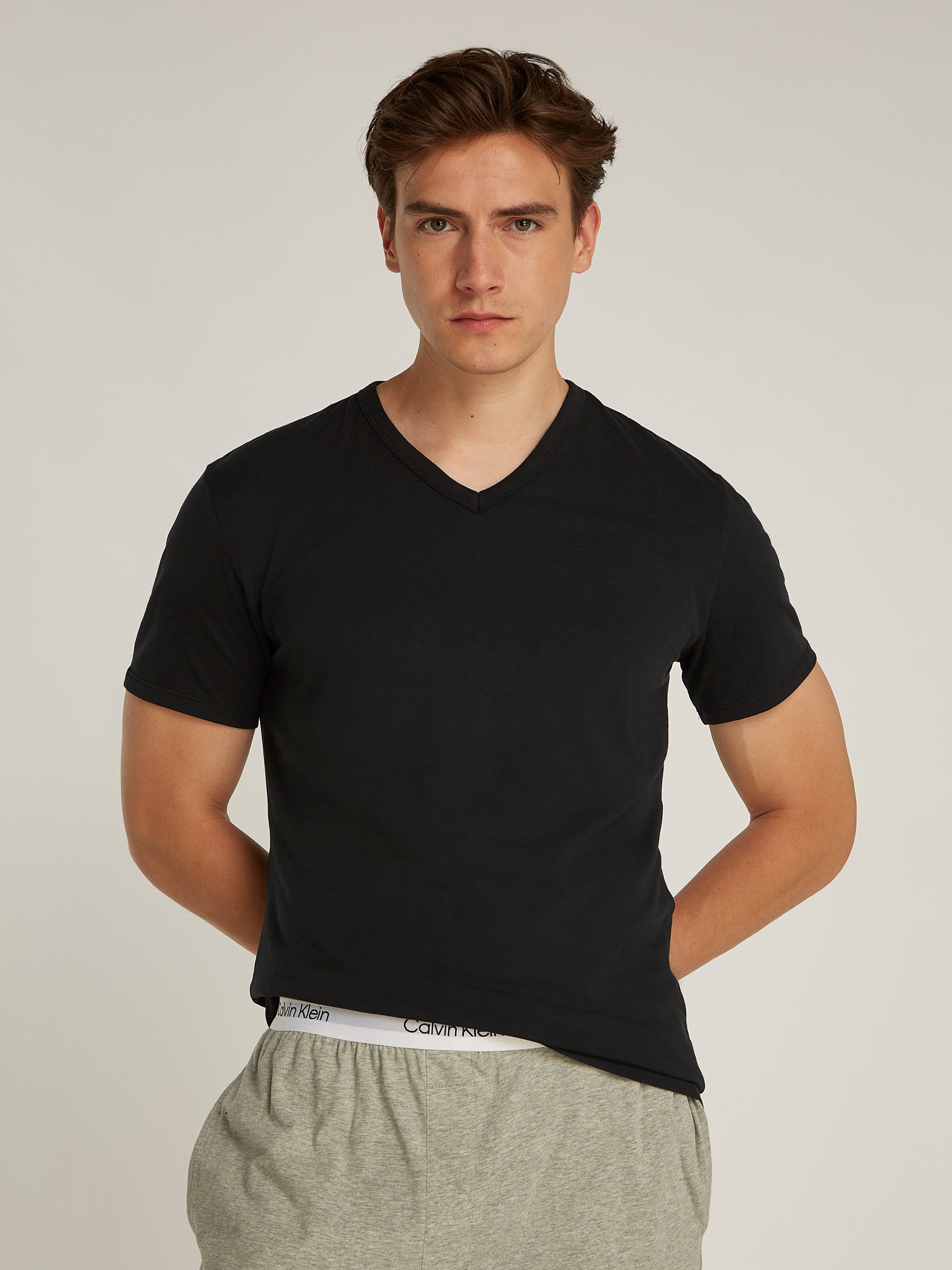 Calvin Klein Underwear T-Shirt (Packung, 3-tlg., 3er-Pack) mit Logo am Saum günstig online kaufen