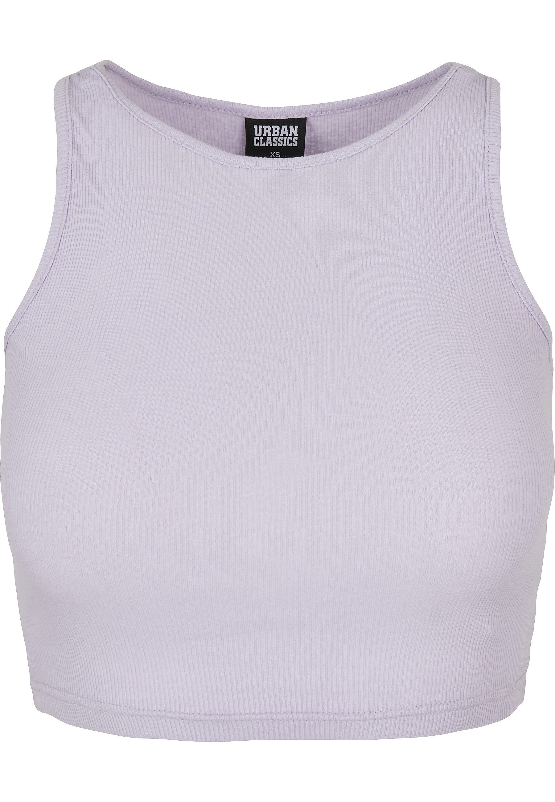 URBAN CLASSICS Tanktop Urban Classics Damen Ladies Cropped Rib Top (1-tlg) günstig online kaufen
