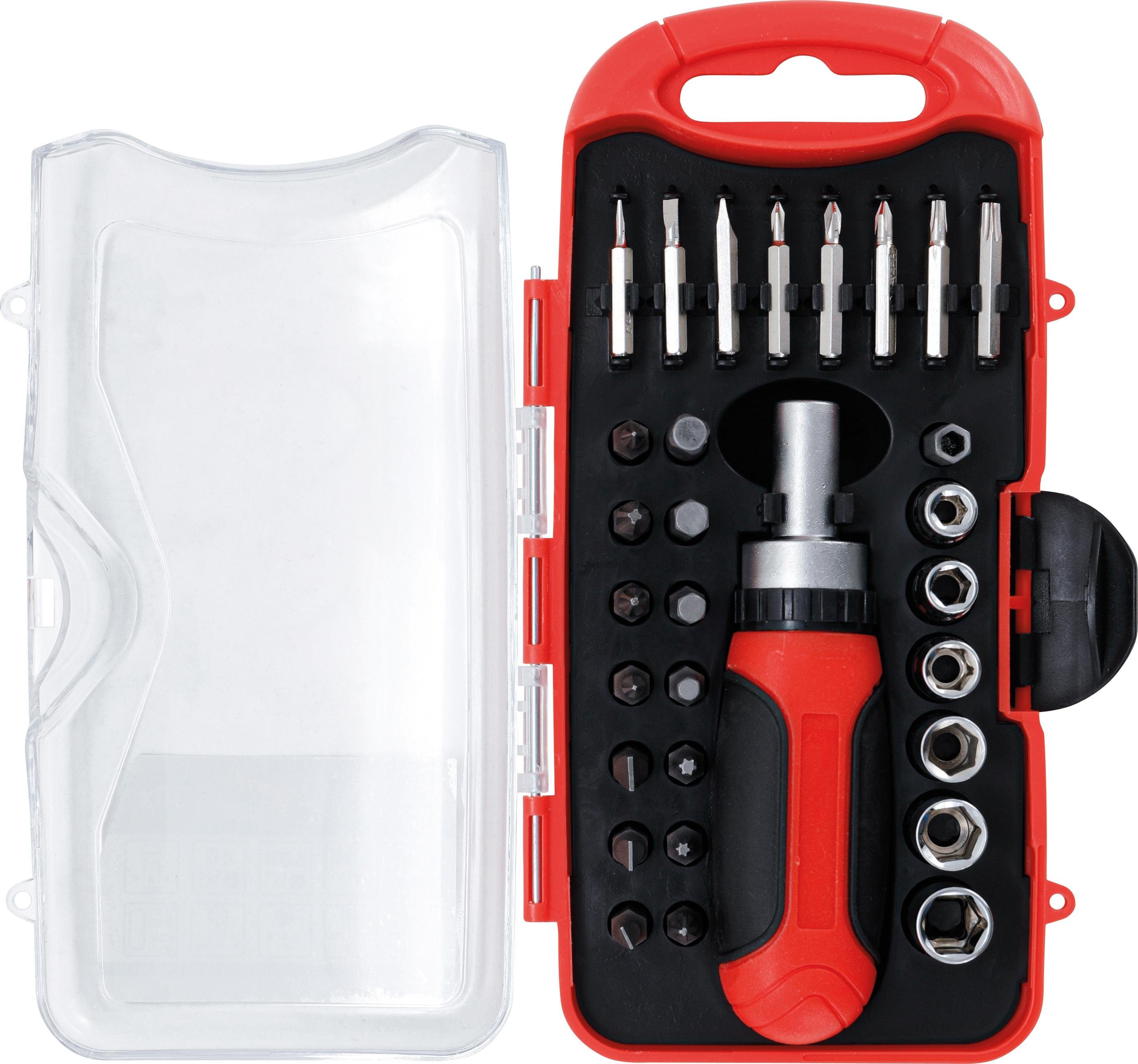 BGS 30-teiliger Bit-Steckschlüsselsatz – Innensechskant 5-19 Mm, 1/2" Antrieb, Verchromt