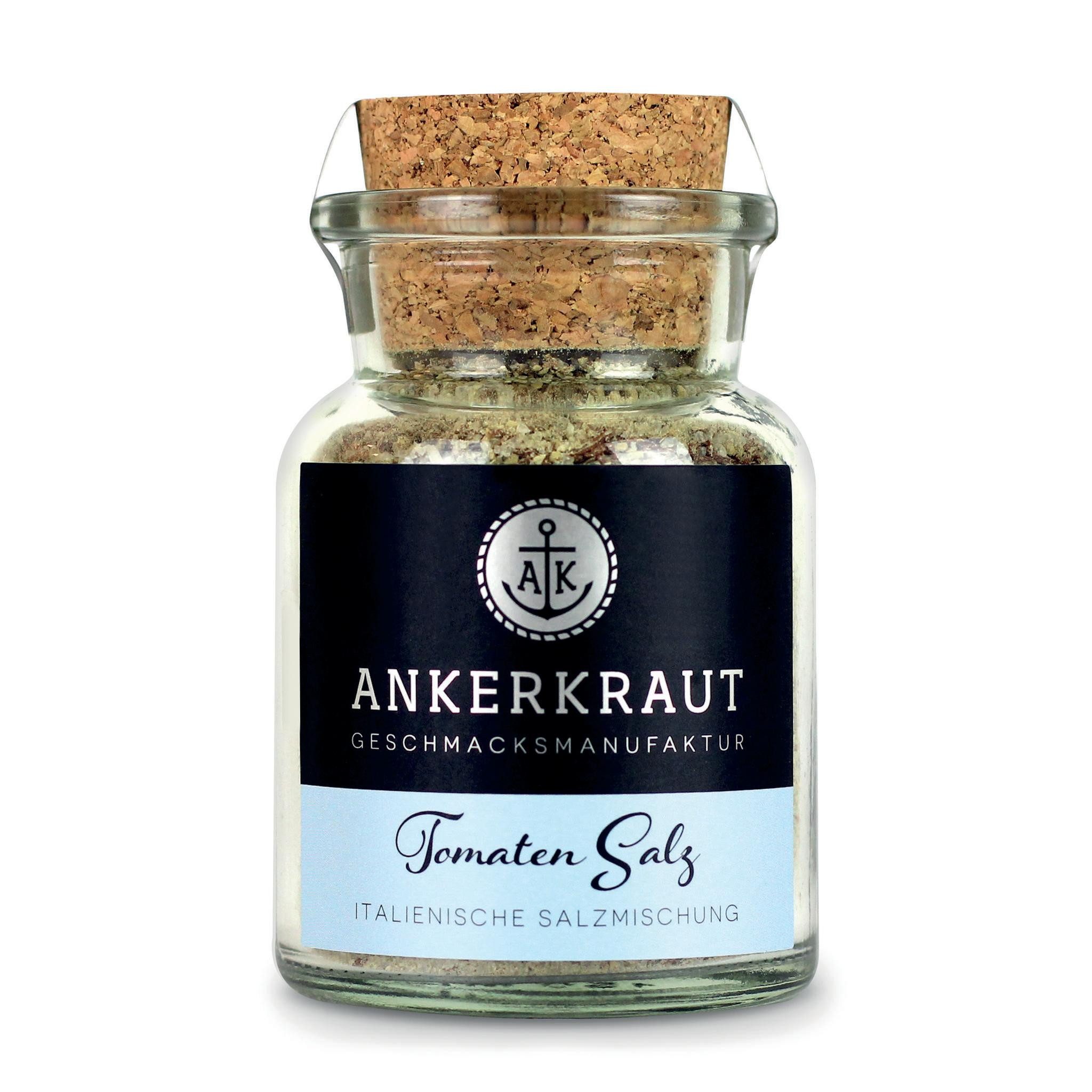 Ankerkraut Gewürz Tomatensalz, Tomatensalz, 140g im Korkenglas