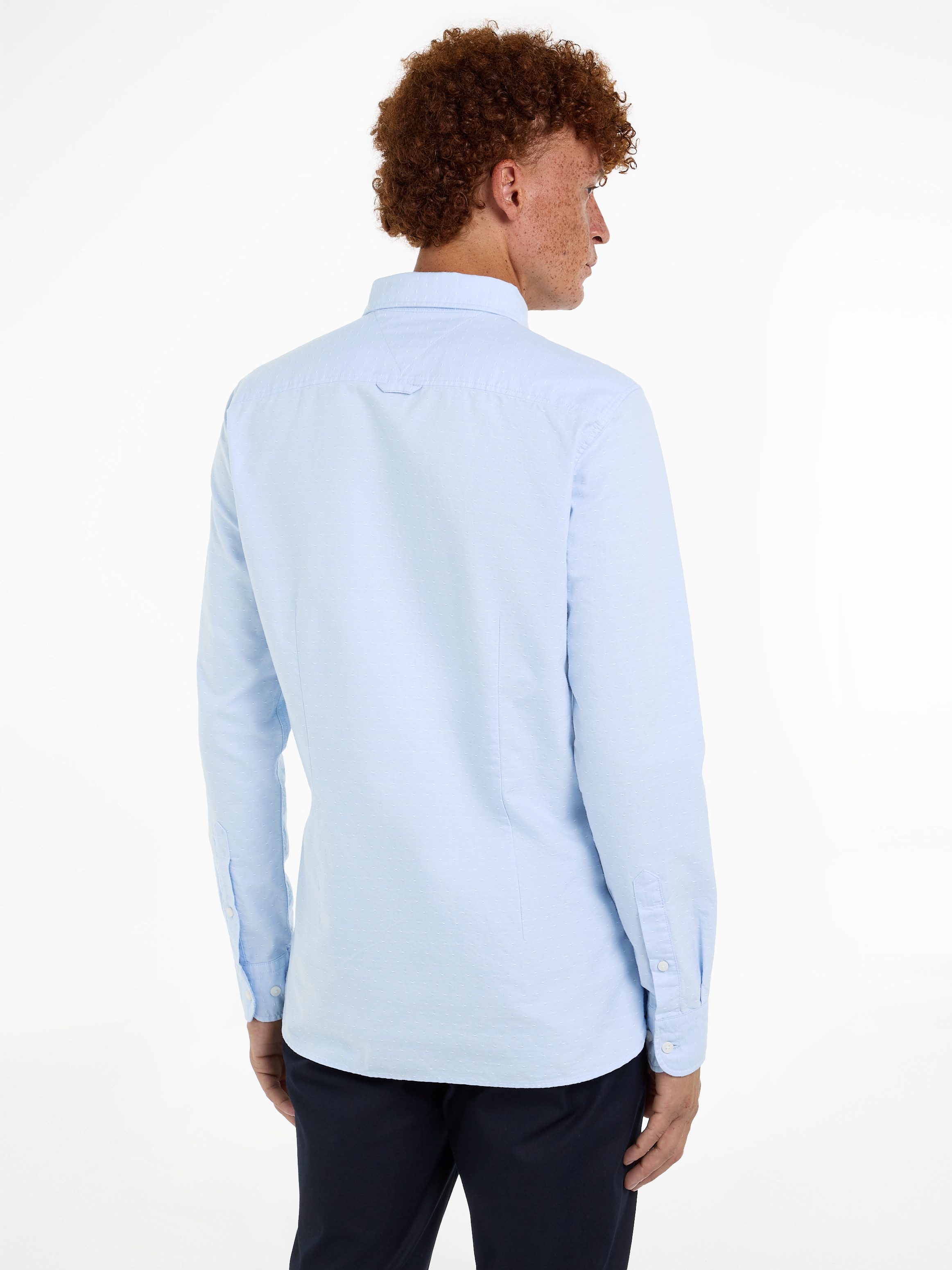 Tommy Hilfiger Langarmhemd OXFORD DOBBY SF günstig online kaufen