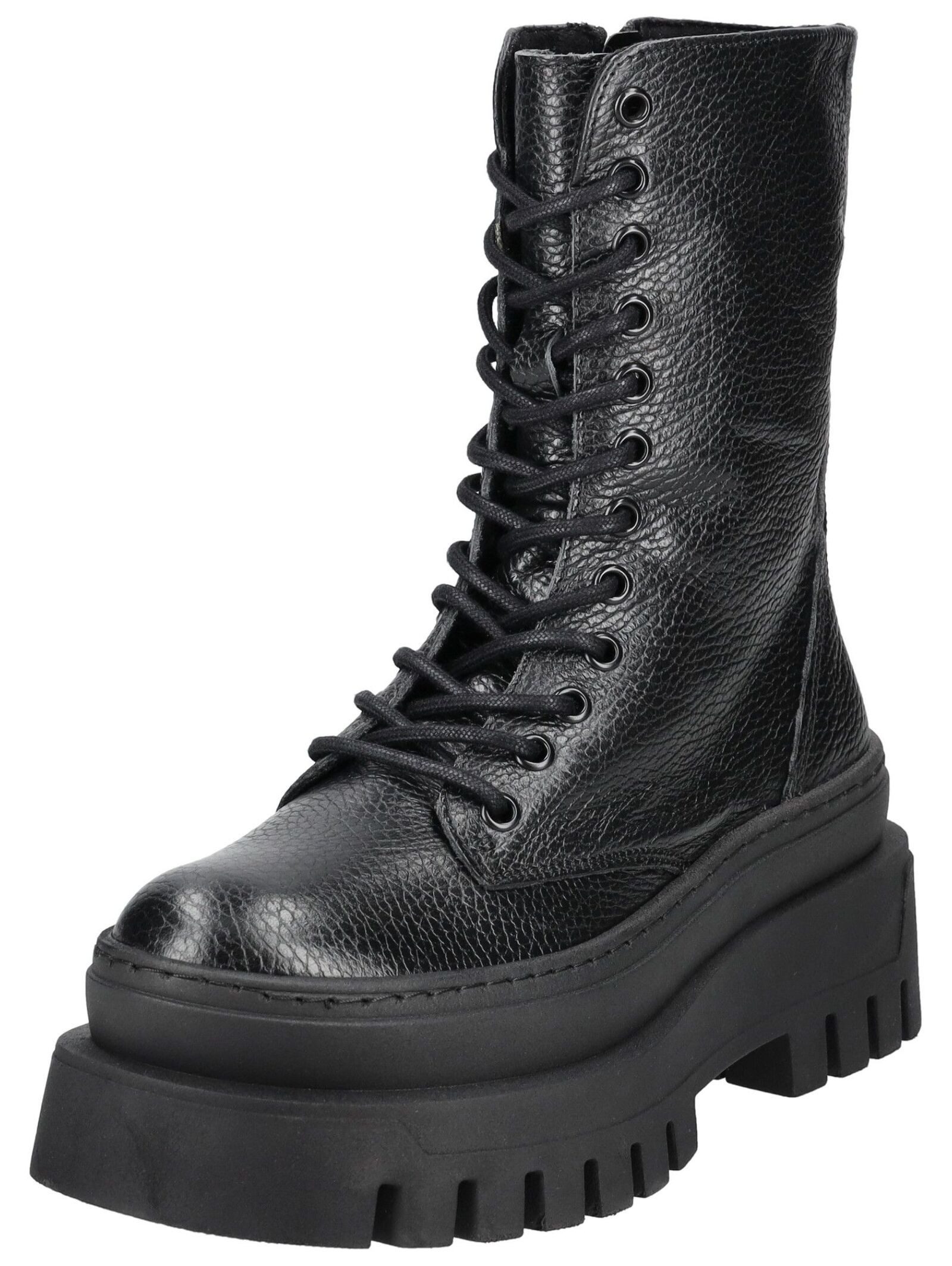 Stiefelette Leder Schnürstiefelette