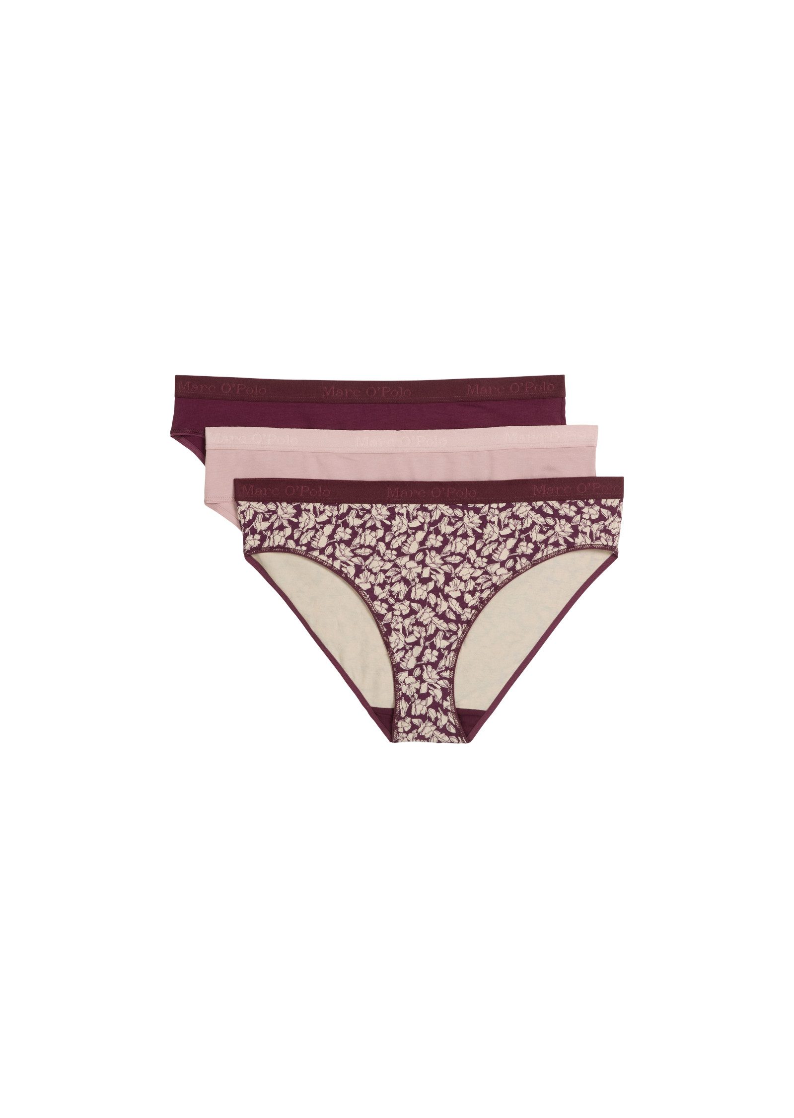 Marc O'Polo Hüftslip Essentials (3er Pack) Baumwollmix, elastischer Bund, a günstig online kaufen