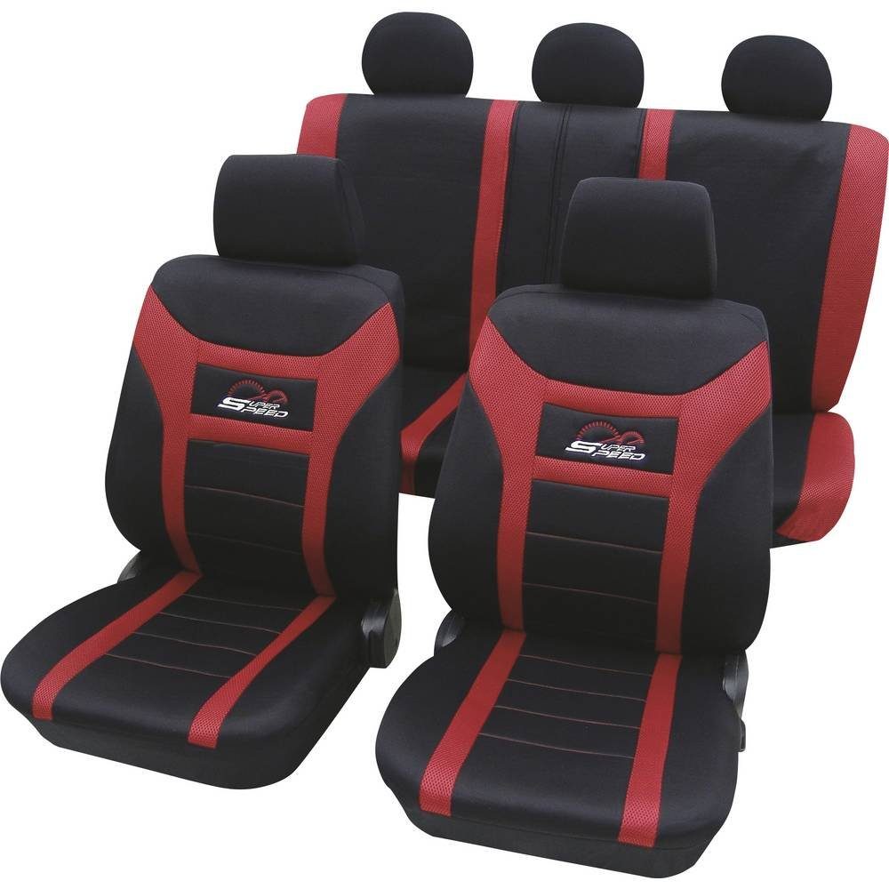 HP-AUTOZUBEHÖR Autositzbezug Schonbezug Super Speed 11-teilig 22927, Seitenairbag-geeignet