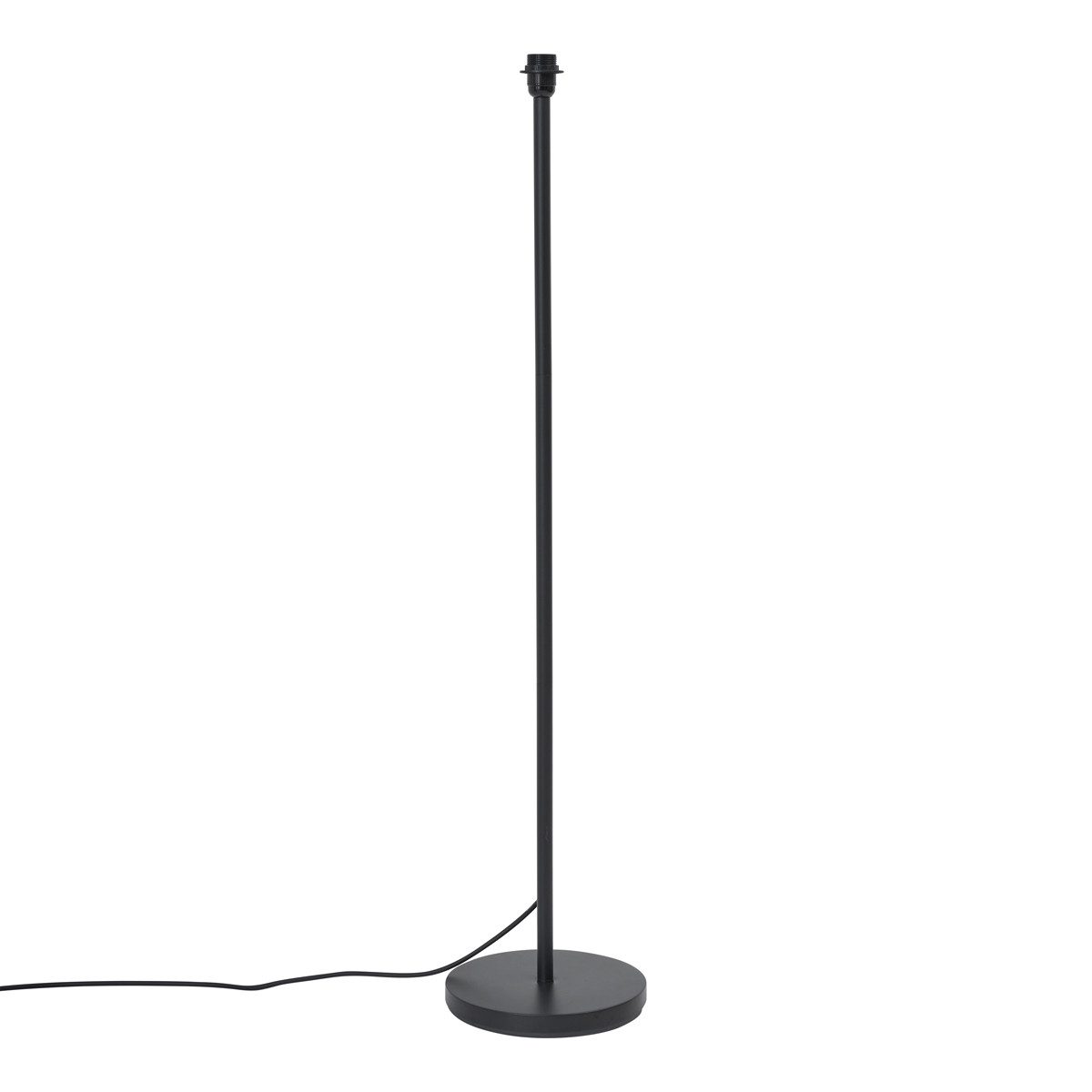 Qazqa Außen-Stehlampe Virginia, ohne Leuchtmittel, E27, Schwarz, Modern, Ku günstig online kaufen