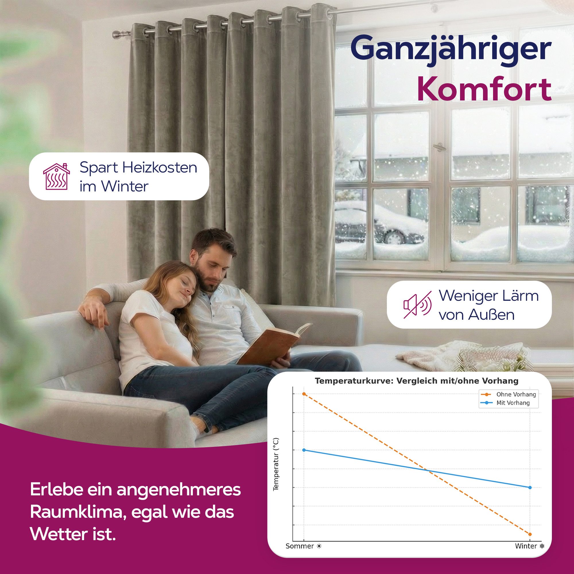 Beautex Verdunkelungsvorhang Samt Vorhang Ösen Gardine Velvet blickdicht abdunkelnd (1 St), Ösen, abdunkelnd, Velvet-Samt, blickdicht, Ösenaufhängung, pflegelei – Bild 5 von 5