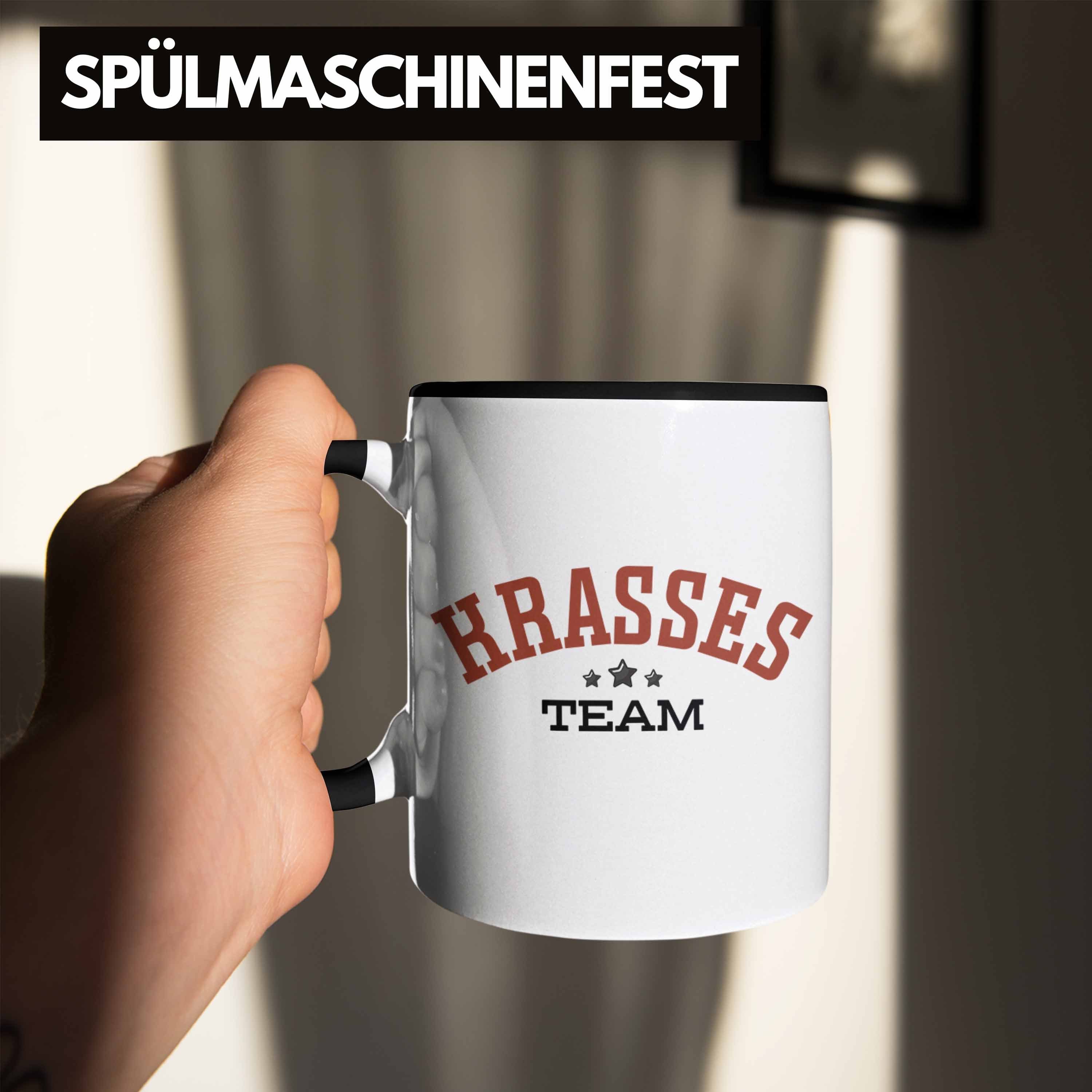 Geschenk Trendation Geschenkidee Arbe Lustige Angestellte Tasse Tasse Teammitglied Schwarz Team