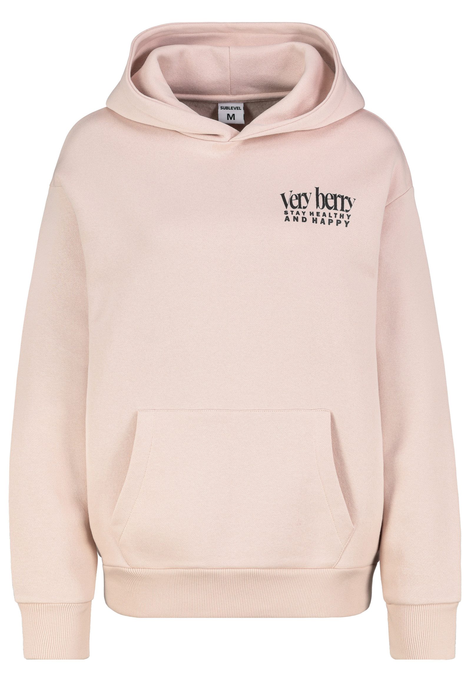 SUBLEVEL Hoodie Stylisches Kleidungsstück mit floralem Grafikdruck D_PRINT_ günstig online kaufen