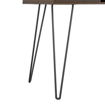 loft24 Schreibtisch Concord, mit Schublade, Hairpin Tischbeine, Breite 78 cm
