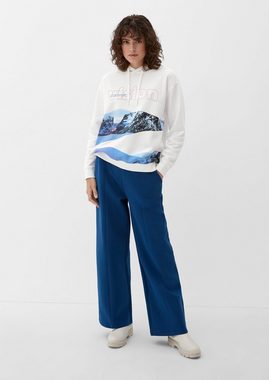 s.Oliver Sweatshirt Kapuzenpullover mit Frontprint