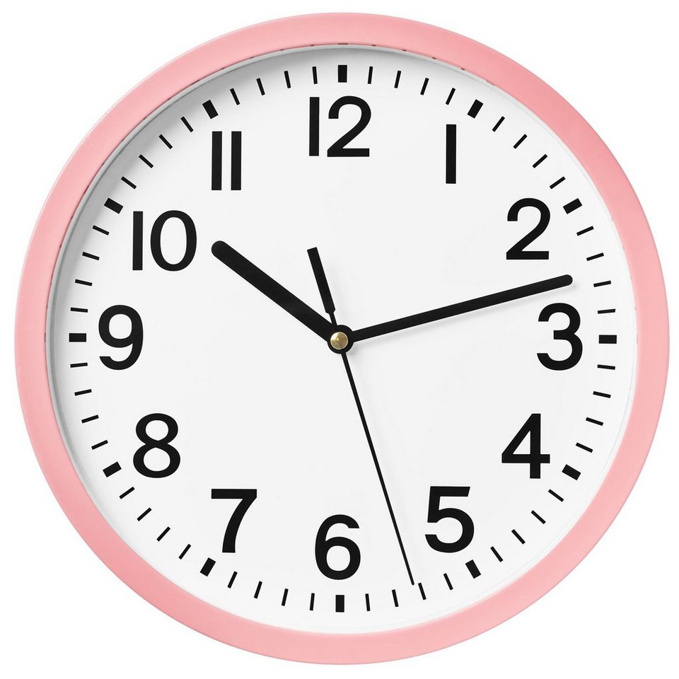 Amare Kitchen Wanduhr Wanduhr, ZEIGER: Die Uhr verfügt über einen Stunden-,  Minuten- und