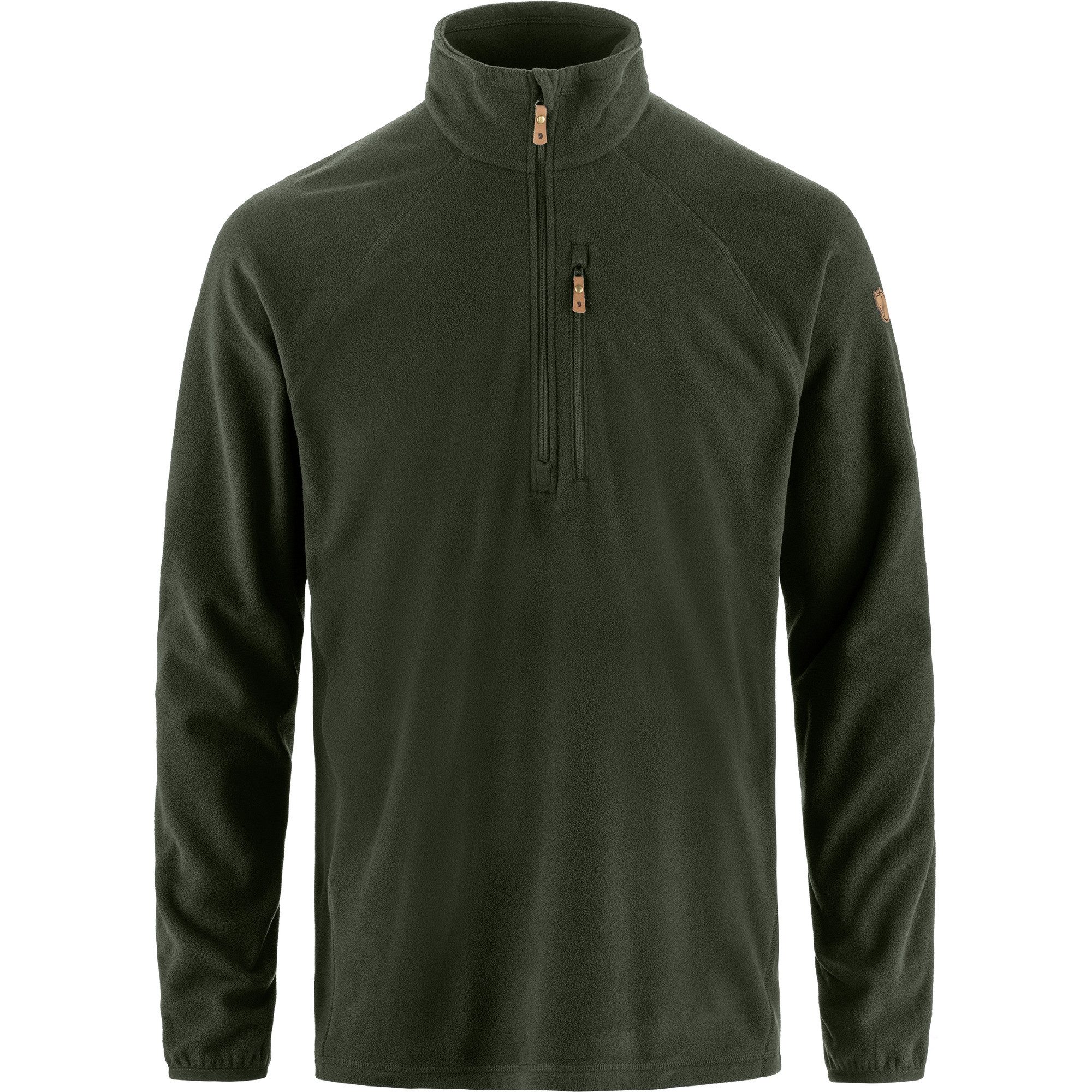 Fjällräven Outdoorjacke FJÄLLRÄVEN Övik Lite Fleece Half Zip M Deep Forest