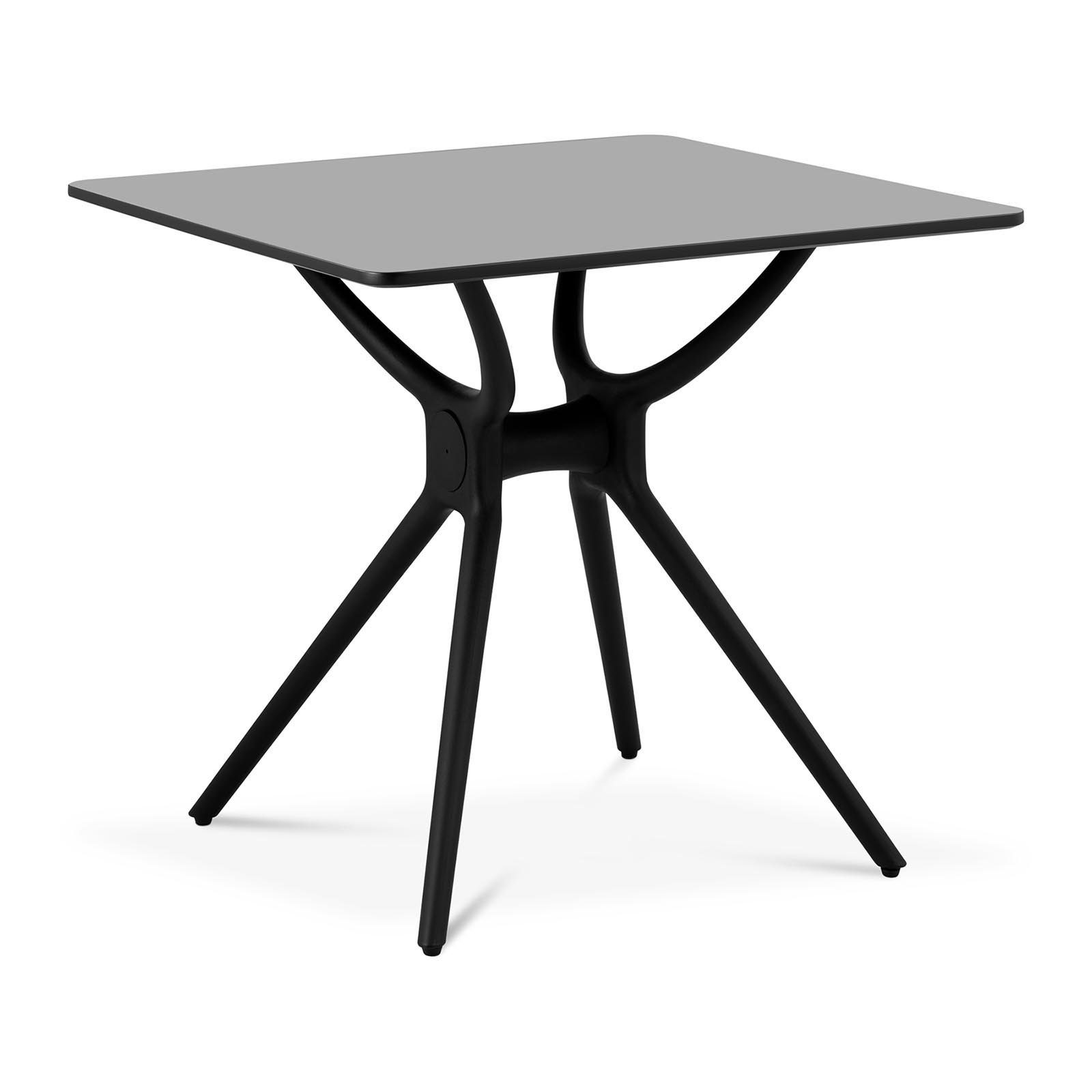 Esstisch schwarz MDF-Platte Fromm&Starck Beistelltisch Tisch Küchentisch Esstisch cm 80x80